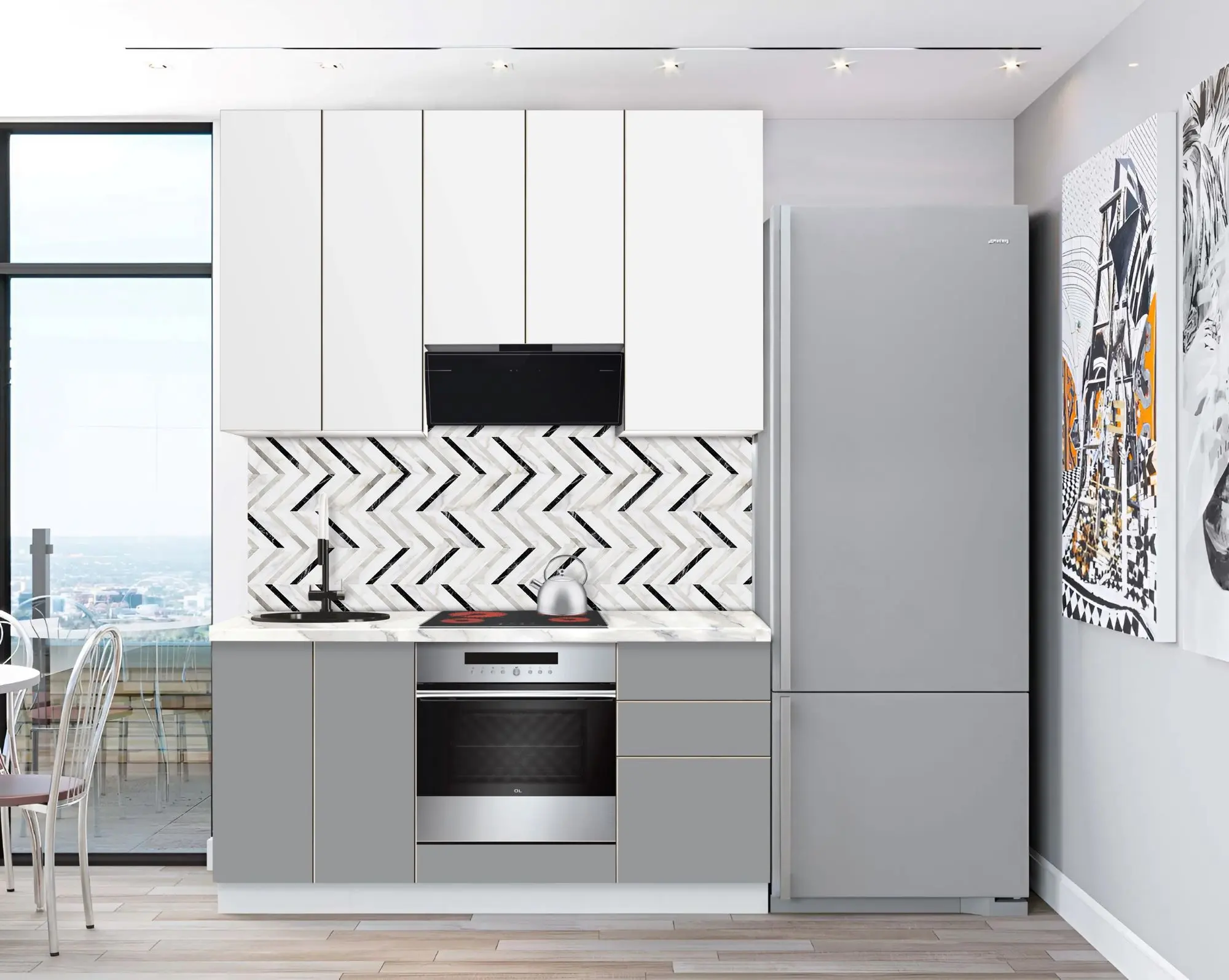 Модульная кухня Modern Dolce Vita 3 H110 1.6m