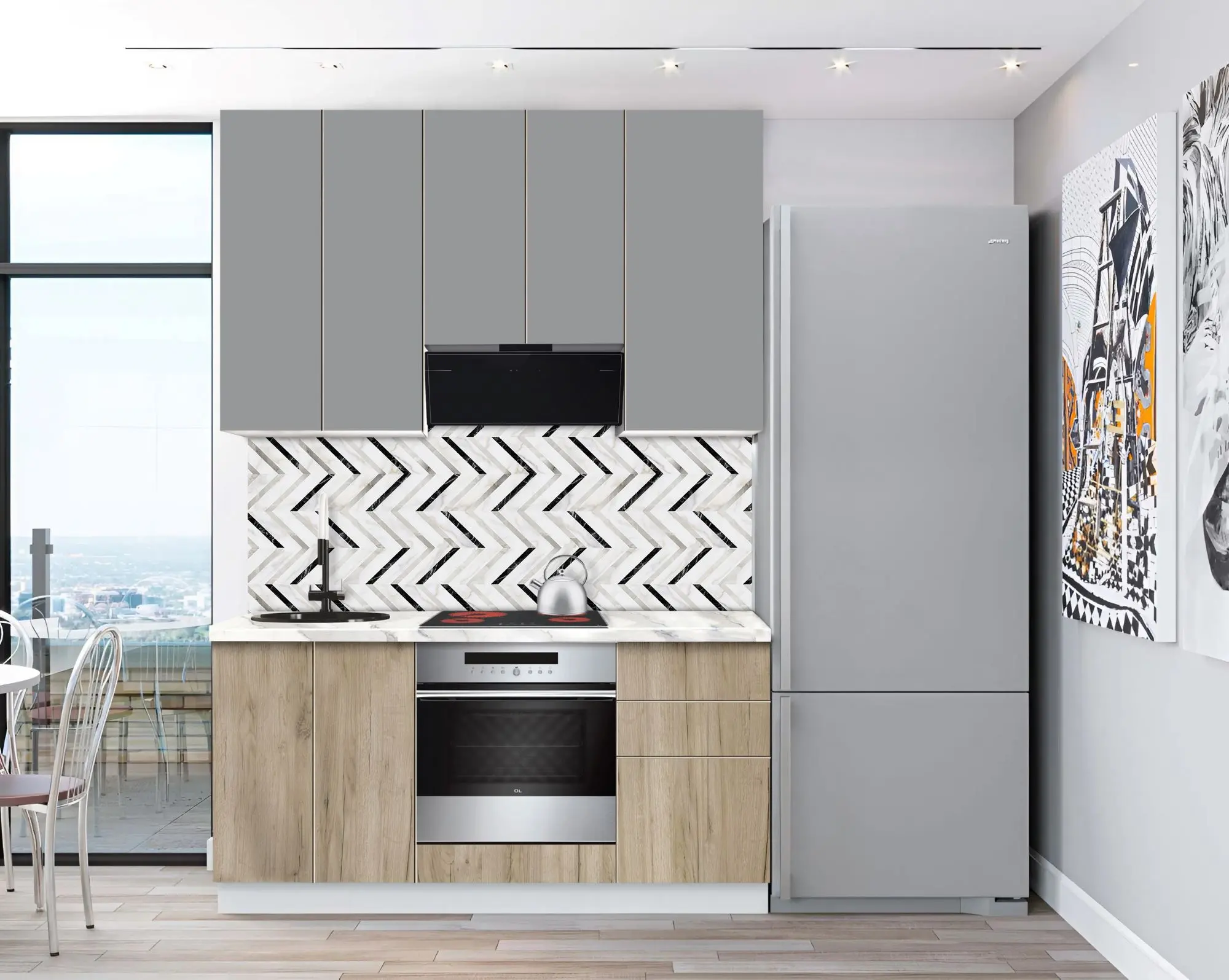 Модульная кухня Modern Dolce Vita 3 H110 1.6m