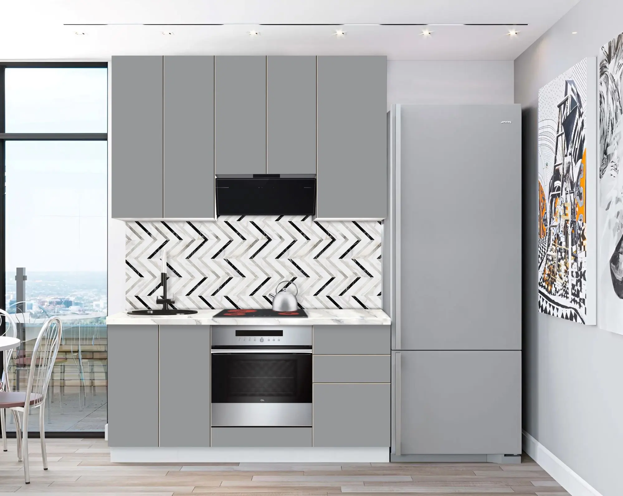 Модульная кухня Modern Dolce Vita 3 H110 1.6m