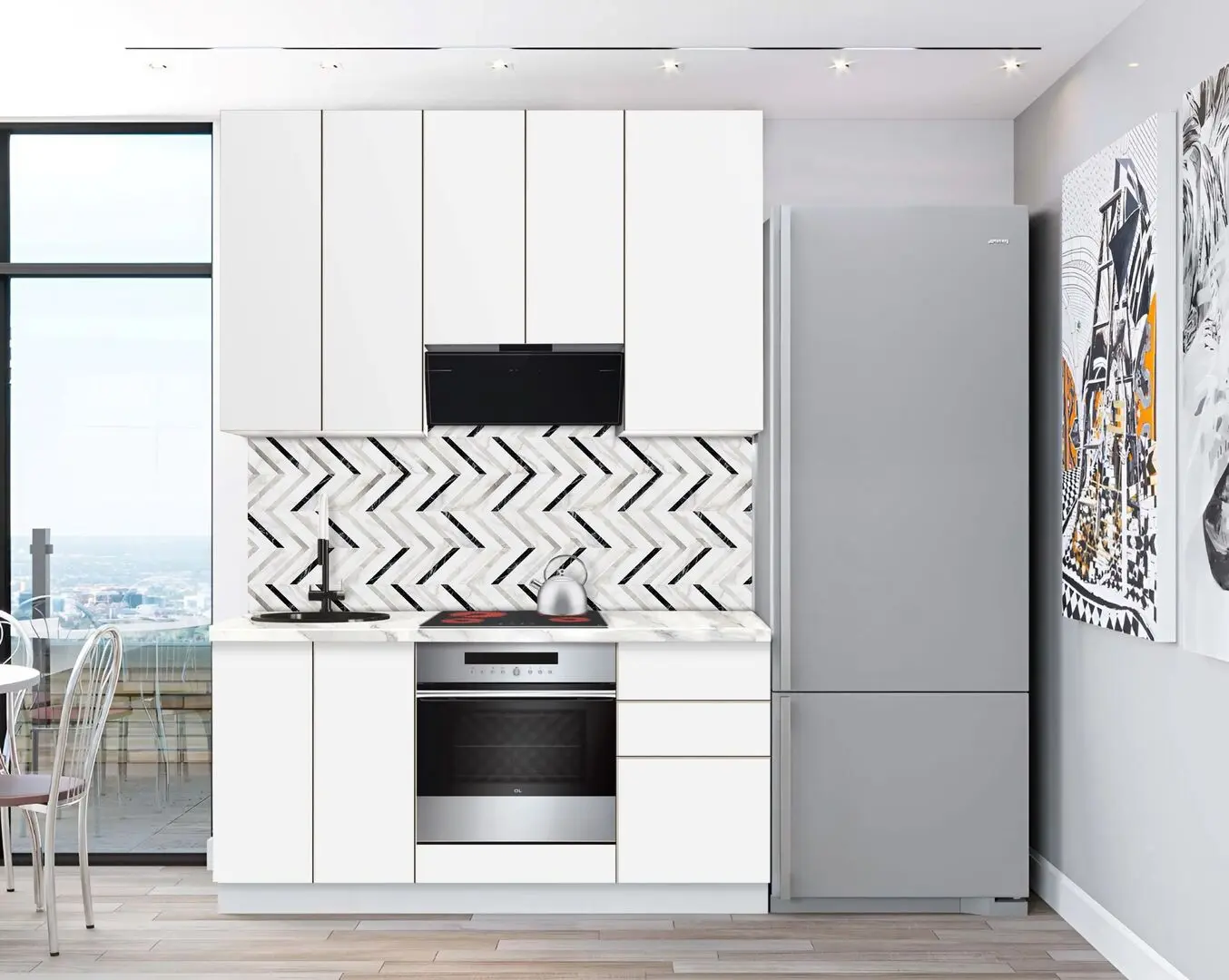 Модульная кухня Modern Dolce Vita 3 H110 1.6m