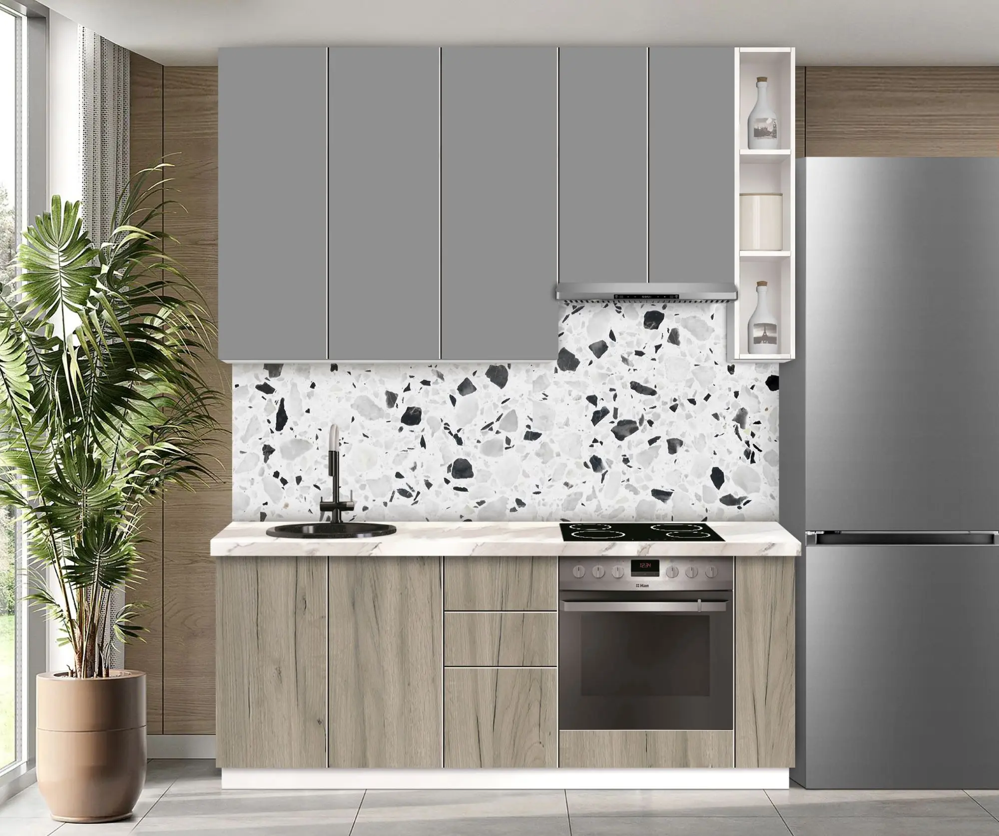 Модульная кухня Modern Dolce Vita 3 H110 2.0m