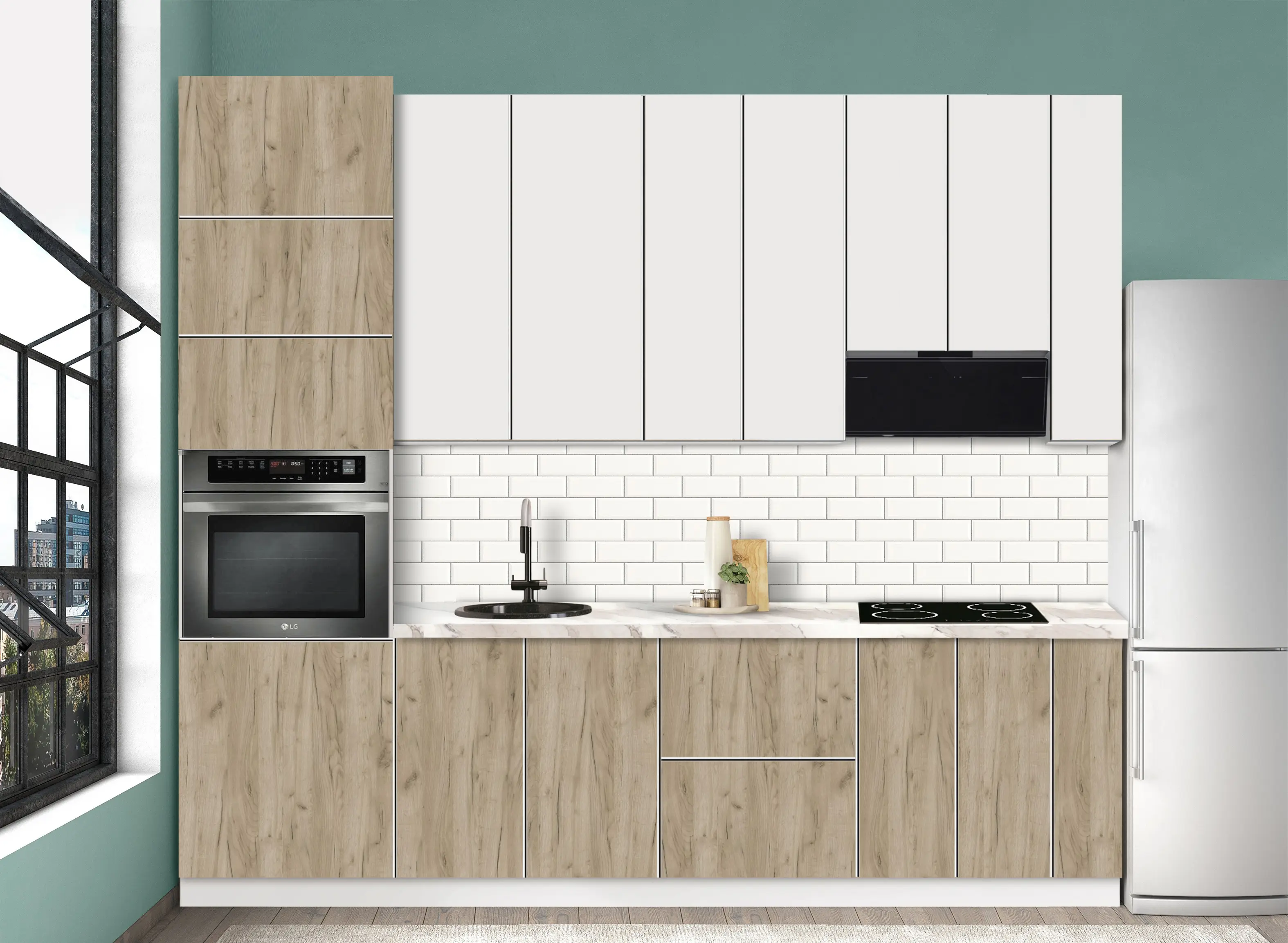 Модульная кухня Modern Dolce Vita 3 H110 2.8m