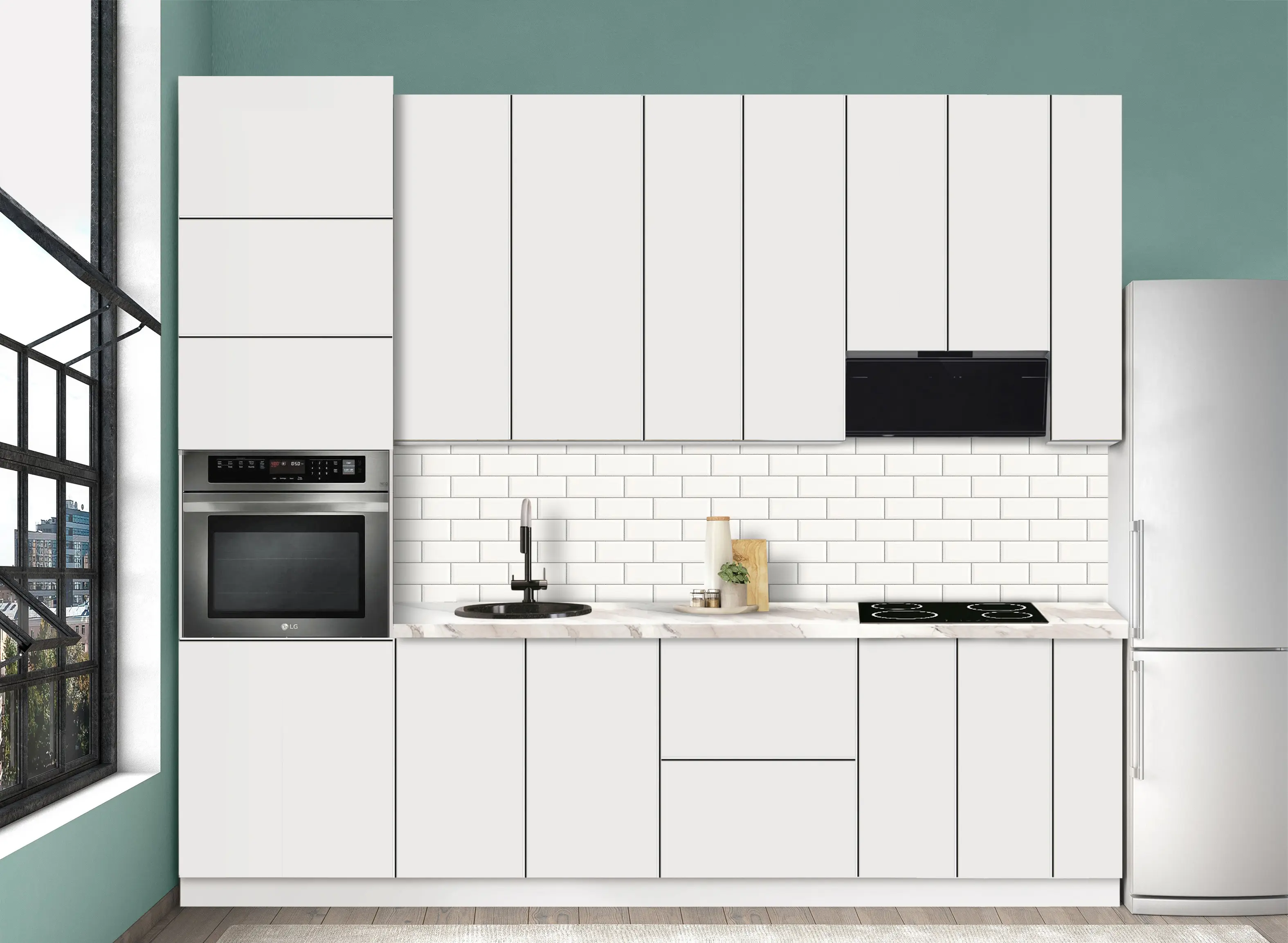 Модульная кухня Modern Dolce Vita 3 H110 2.8m