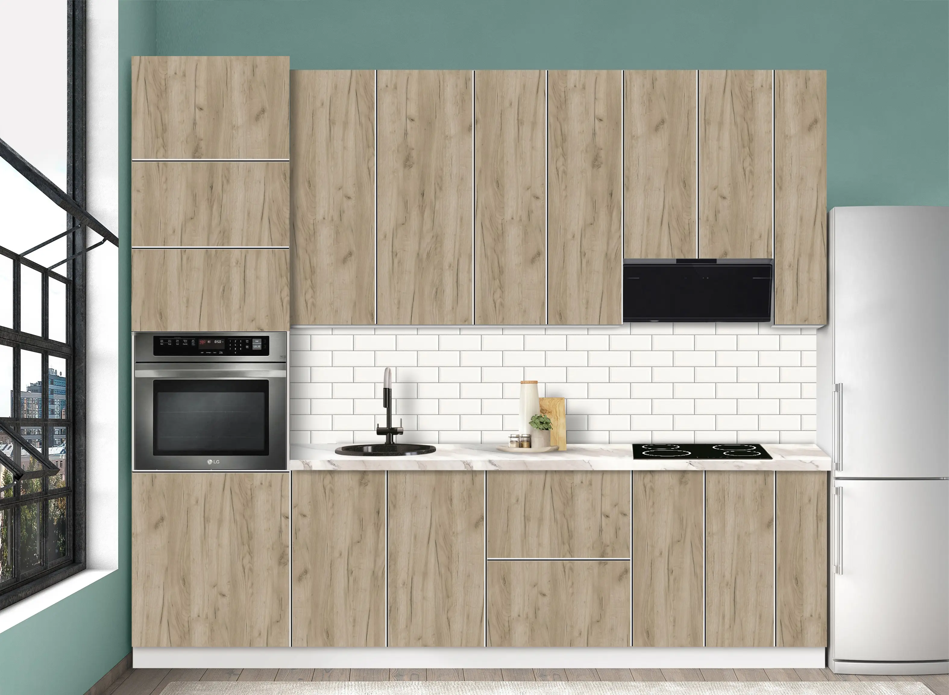 Модульная кухня Modern Dolce Vita 3 H110 2.8m