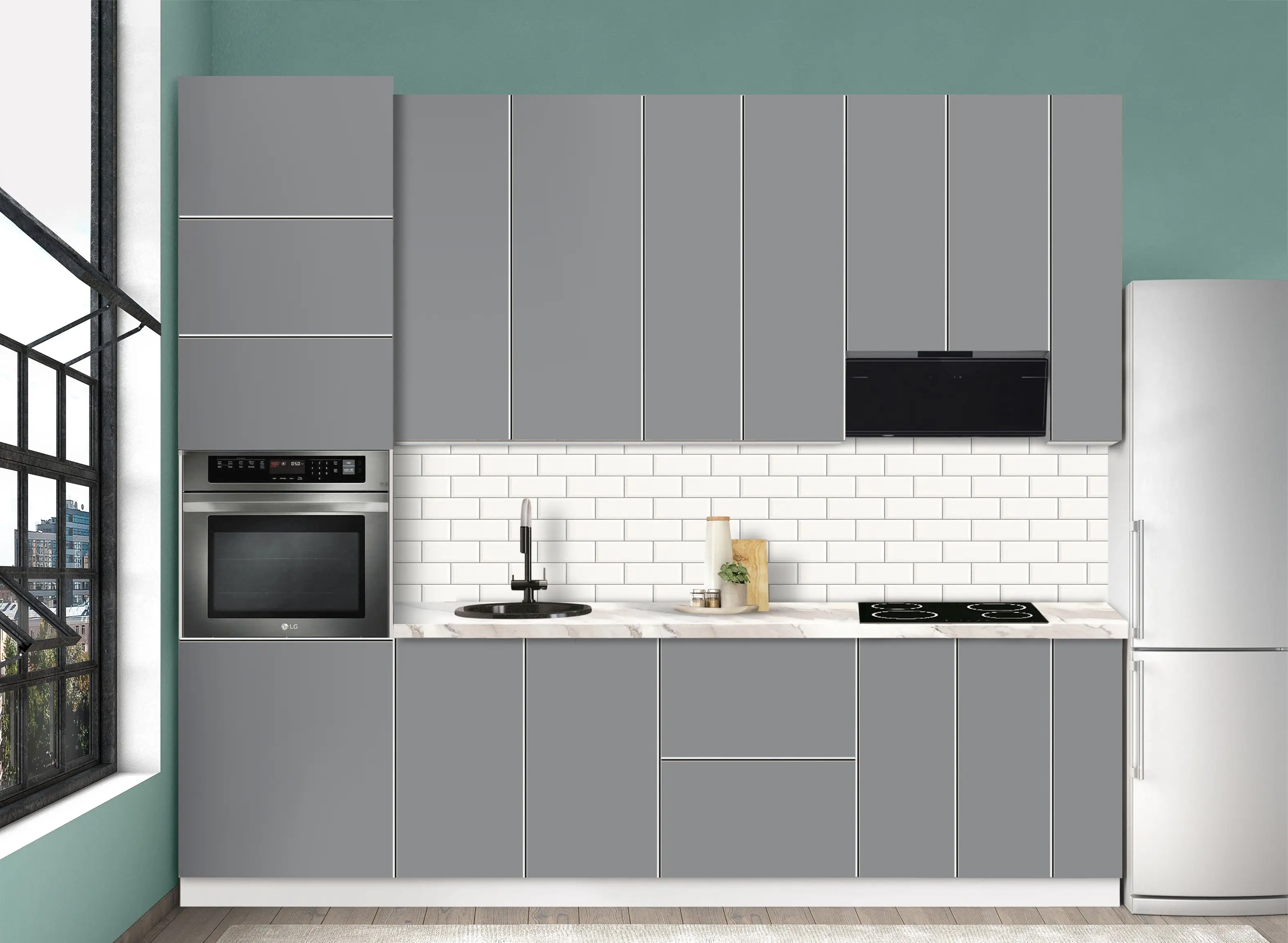 Модульная кухня Modern Dolce Vita 3 H110 2.8m