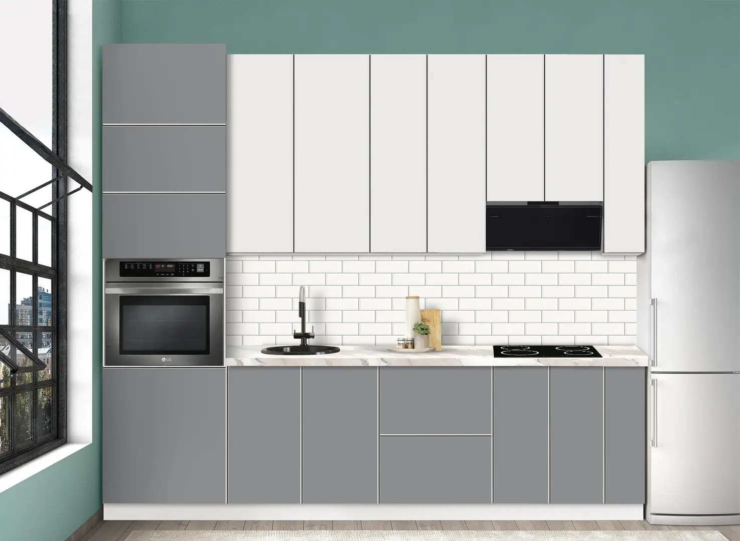 Модульная кухня Modern Dolce Vita 3 H110 2.8m