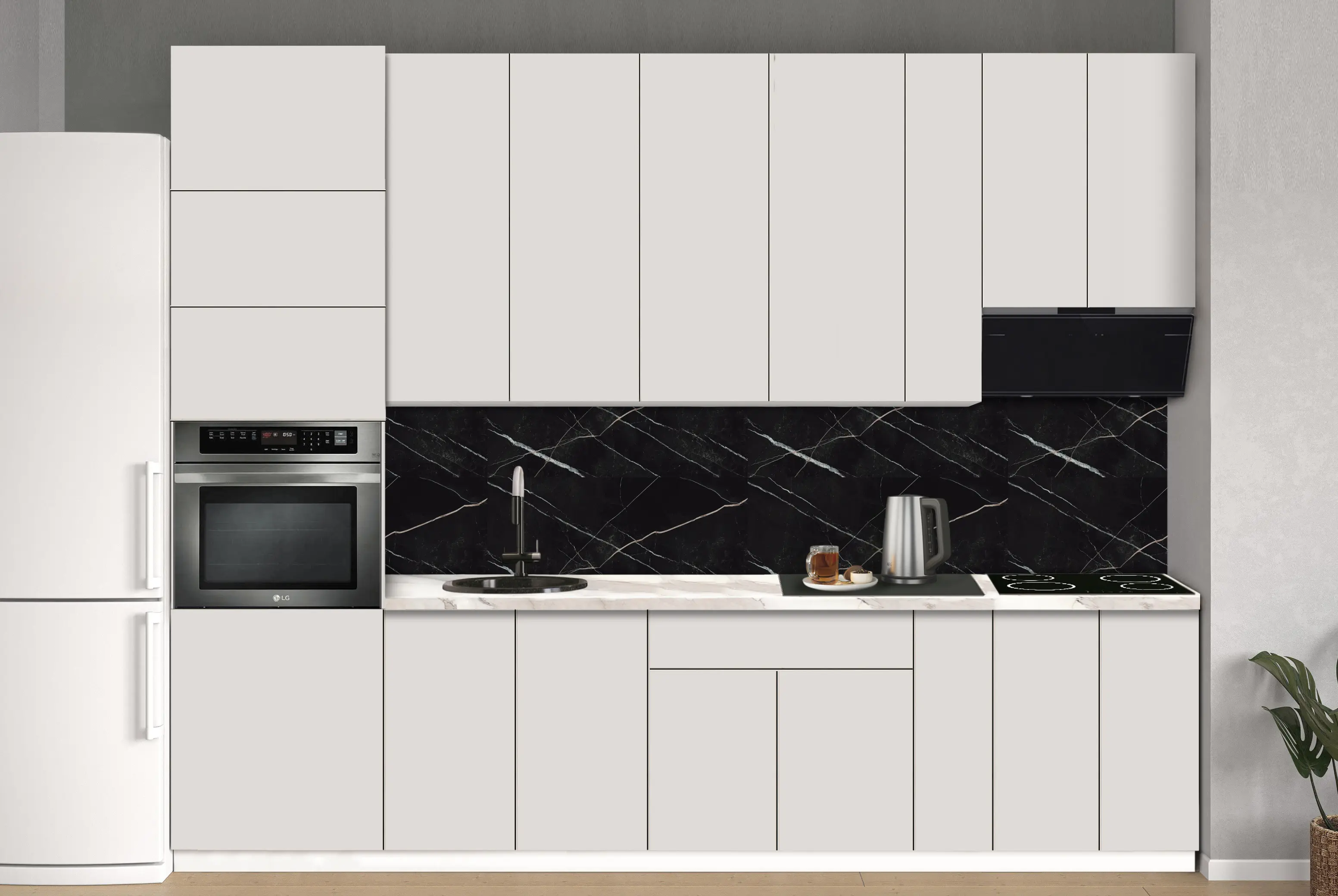 Bucatarie modulara Modern Dolce Vita 3 H110 3.0m