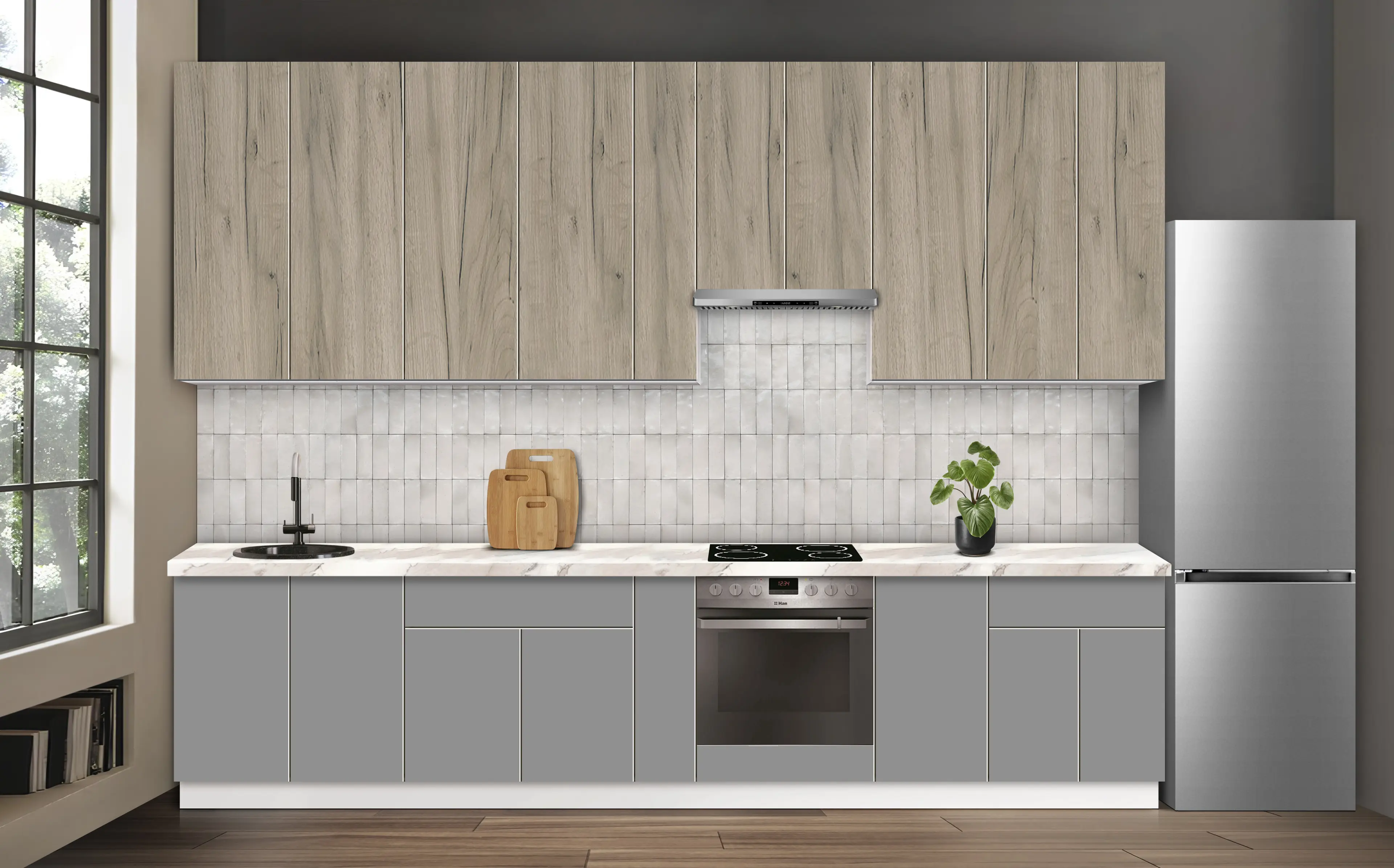 Bucatarie modulara Modern Dolce Vita 3 H110 3.4m