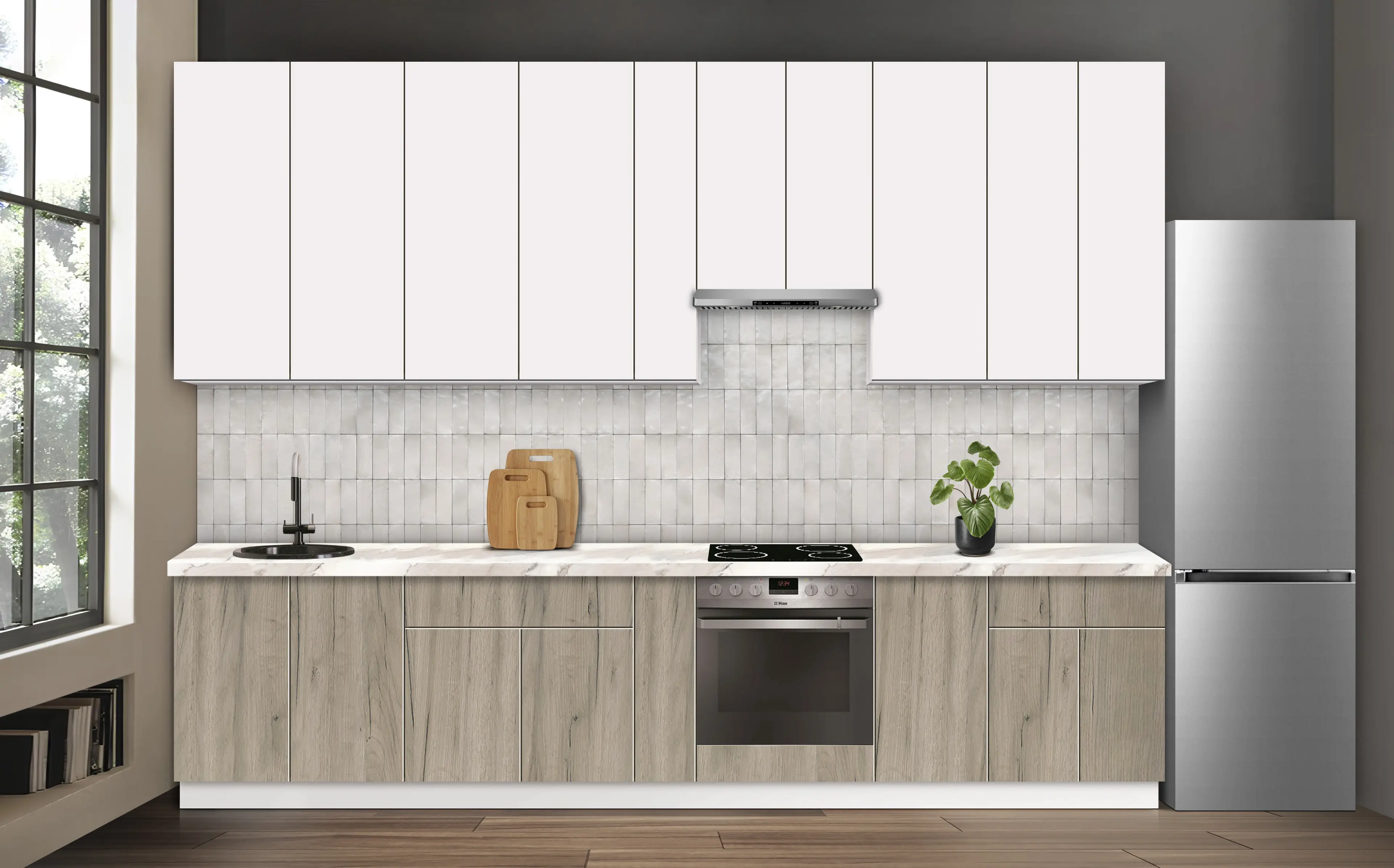 Bucatarie modulara Modern Dolce Vita 3 H110 3.4m