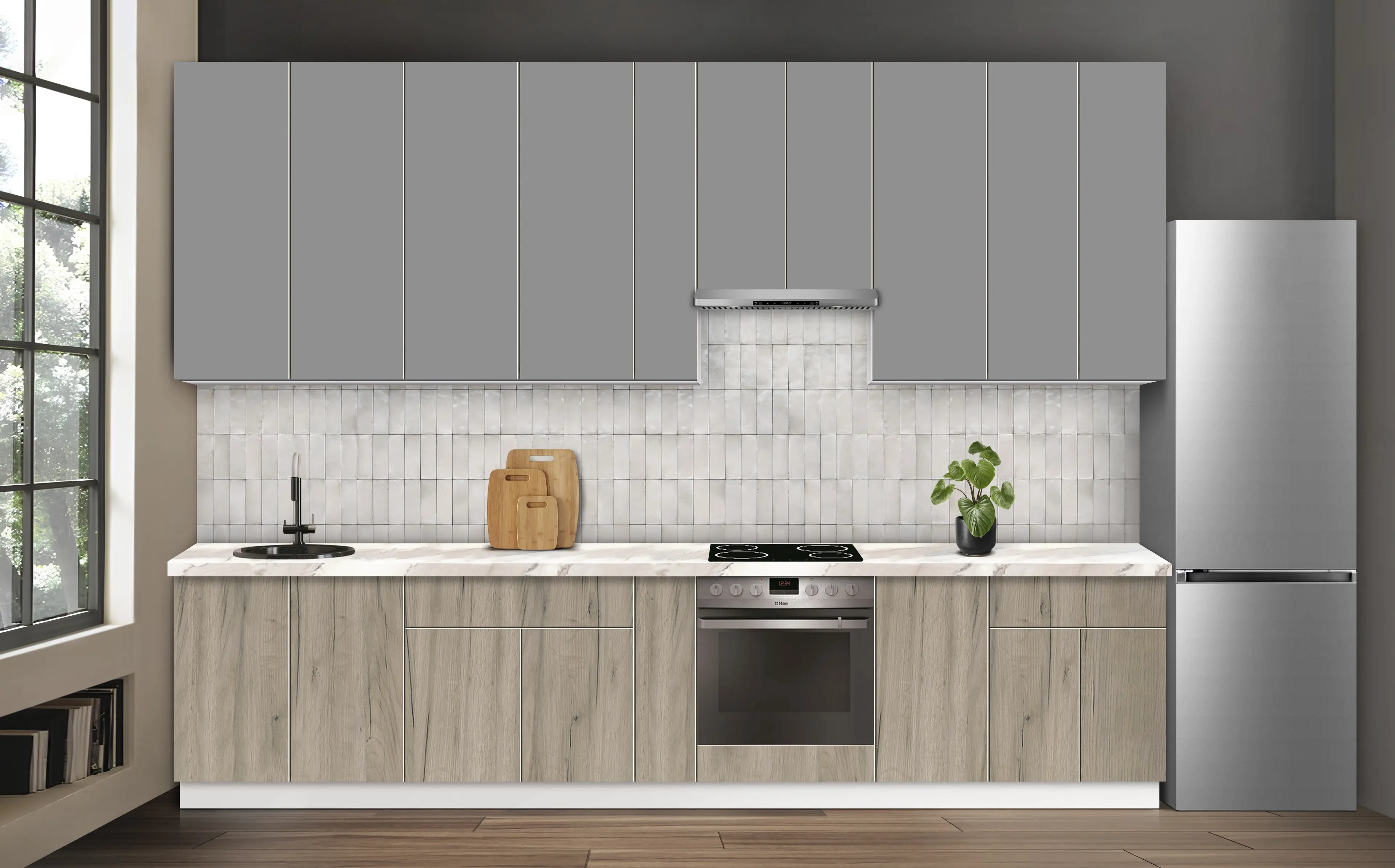 Bucatarie modulara Modern Dolce Vita 3 H110 3.4m