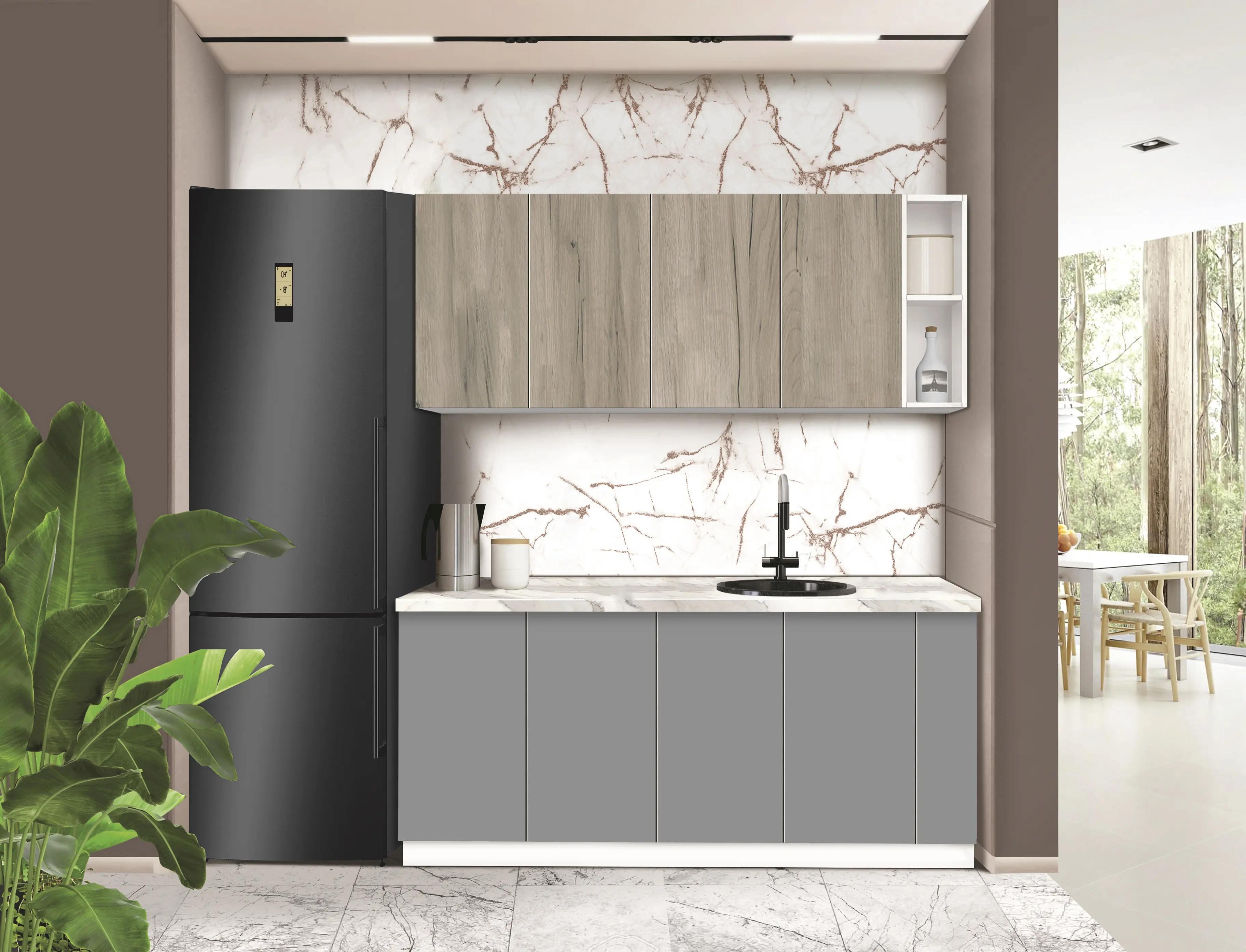 Модульная кухня Modern Dolce Vita 3 H68 1.8m