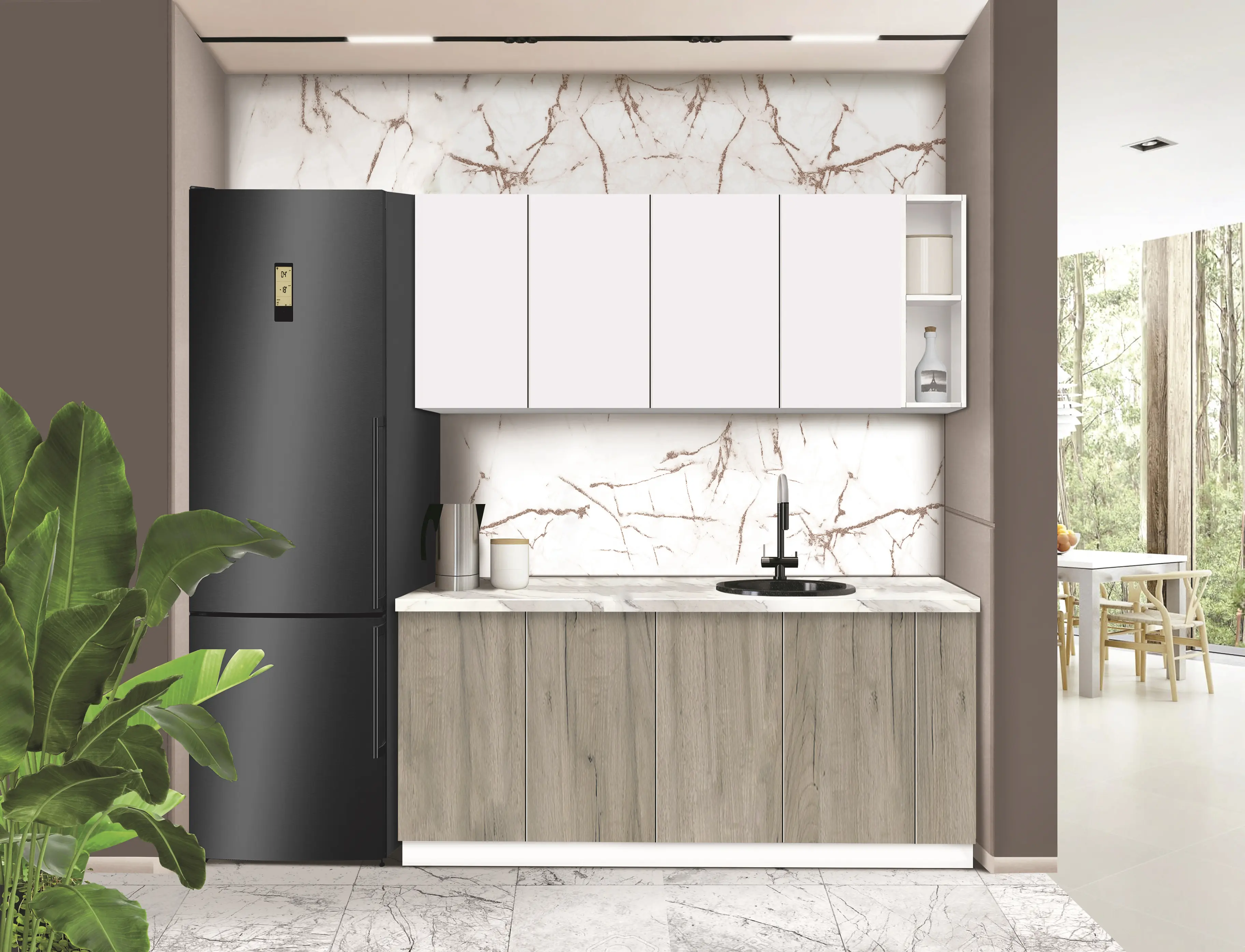 Модульная кухня Modern Dolce Vita 3 H68 1.8m