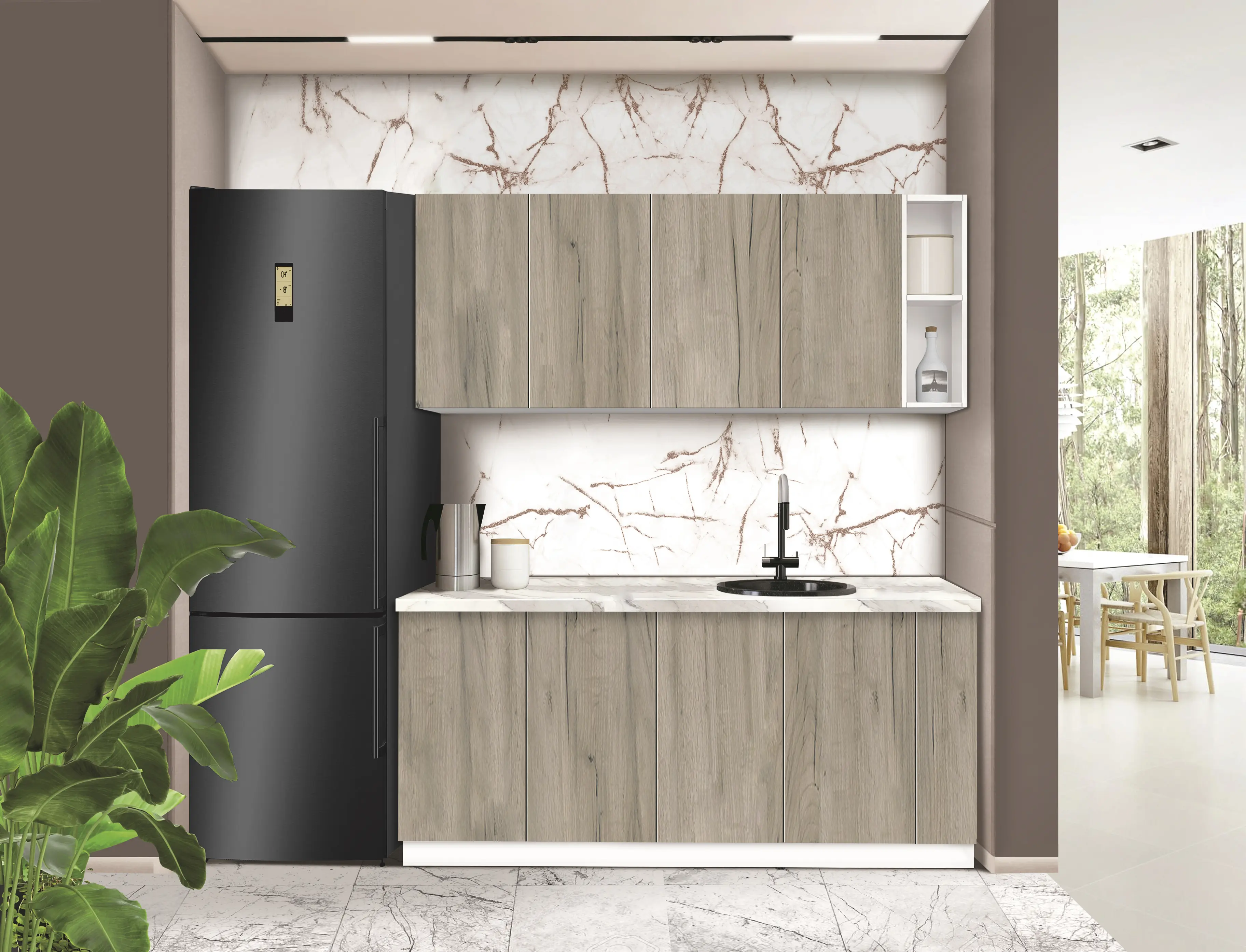 Модульная кухня Modern Dolce Vita 3 H68 1.8m