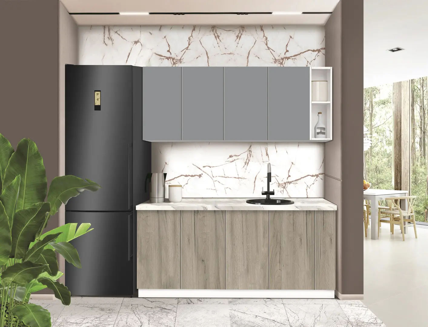 Модульная кухня Modern Dolce Vita 3 H68 1.8m