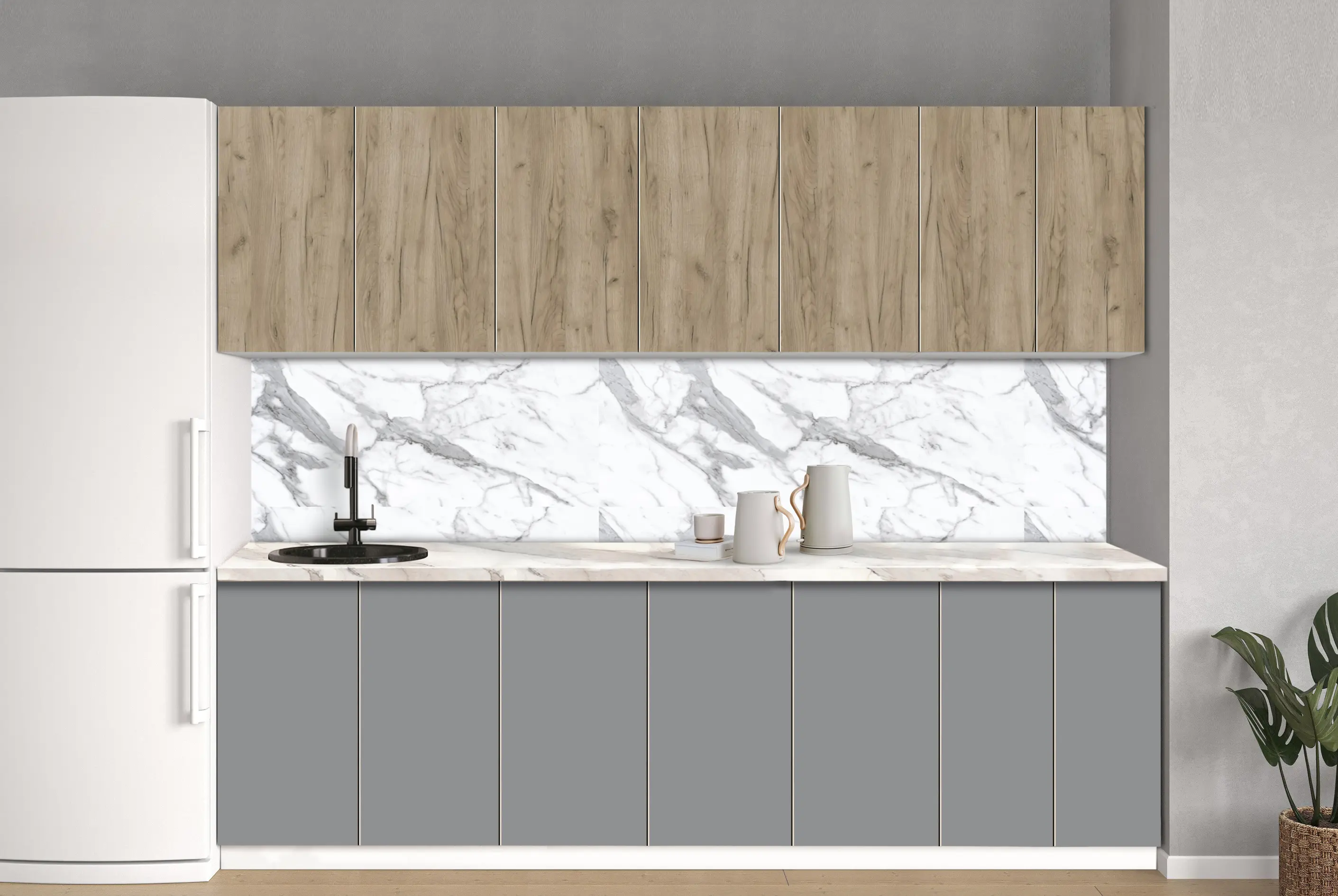 Bucatarie modulara Modern Dolce Vita 3 H68 2.6m