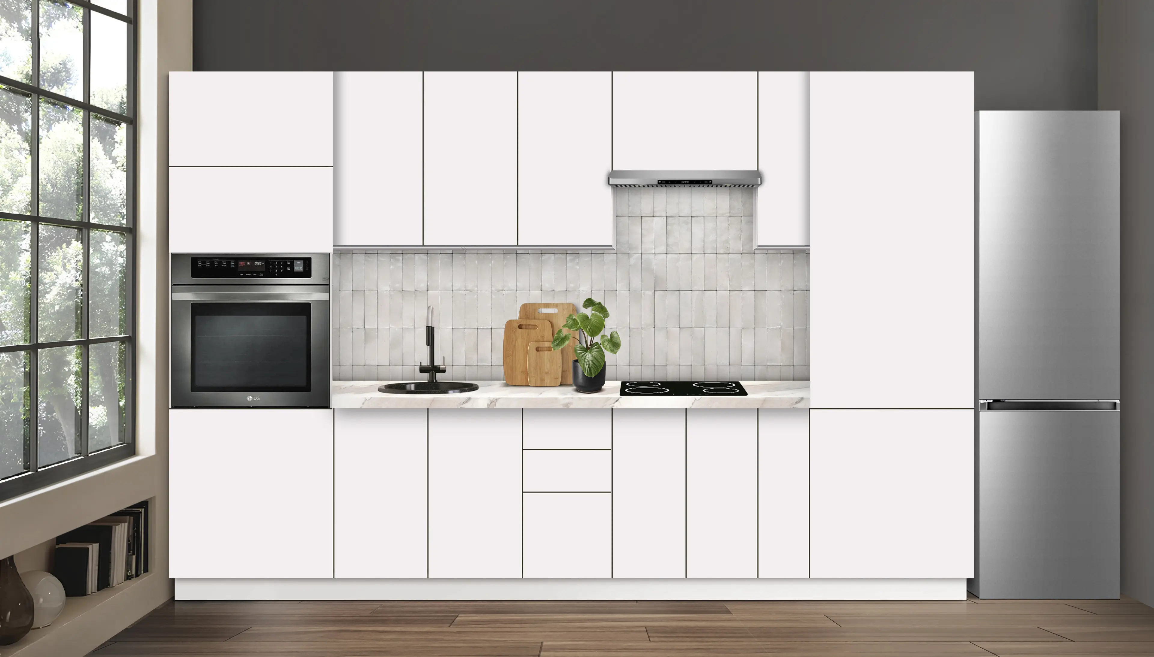 Bucatarie modulara Modern Dolce Vita 3 H68 3.2m