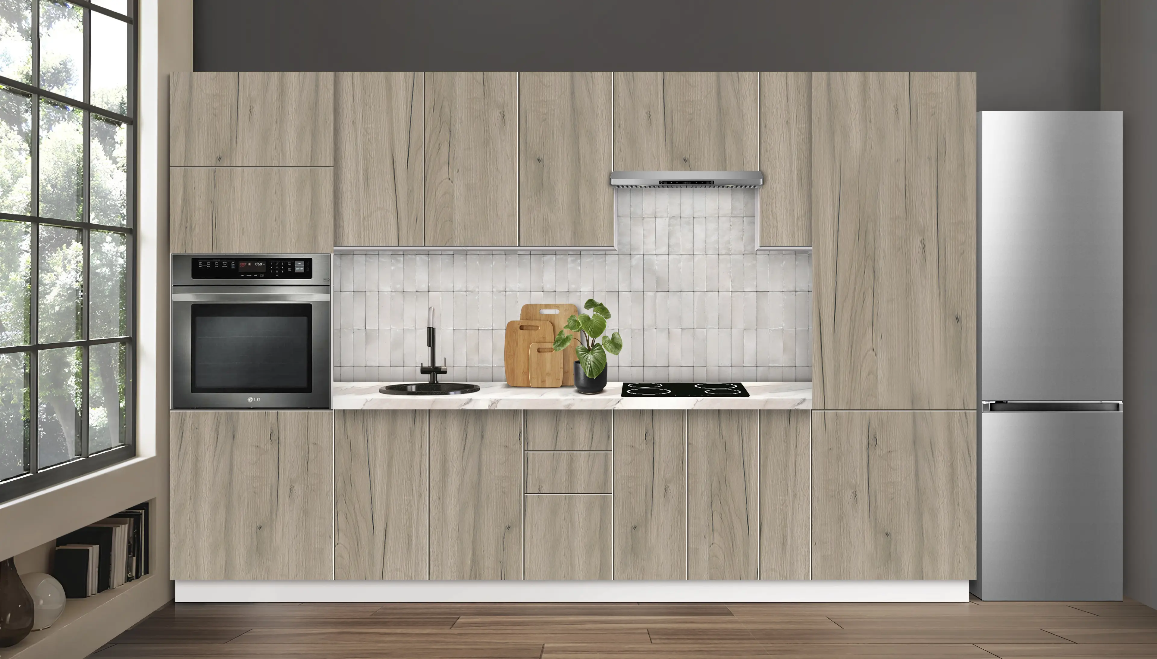 Bucatarie modulara Modern Dolce Vita 3 H68 3.2m