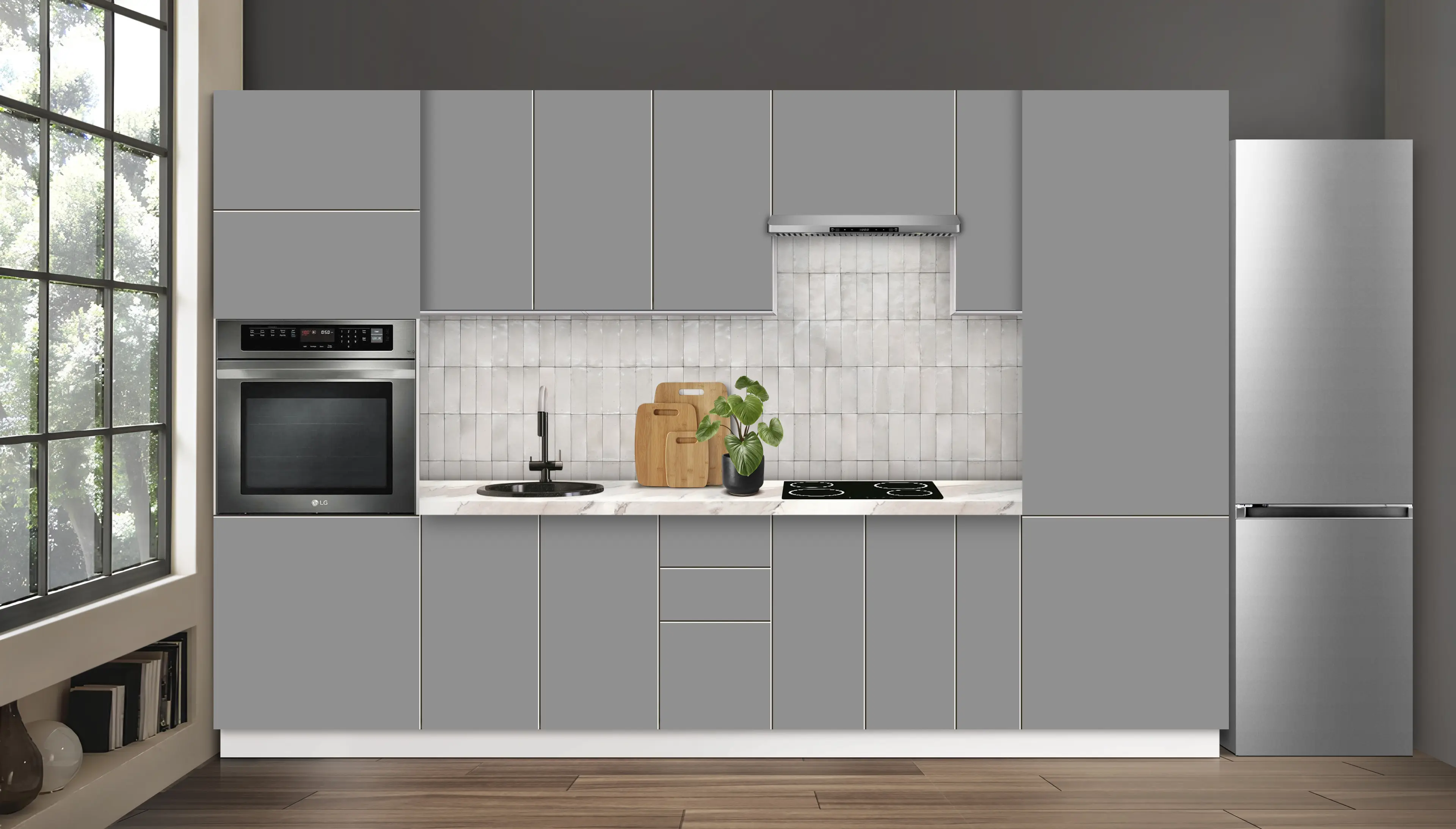 Bucatarie modulara Modern Dolce Vita 3 H68 3.2m