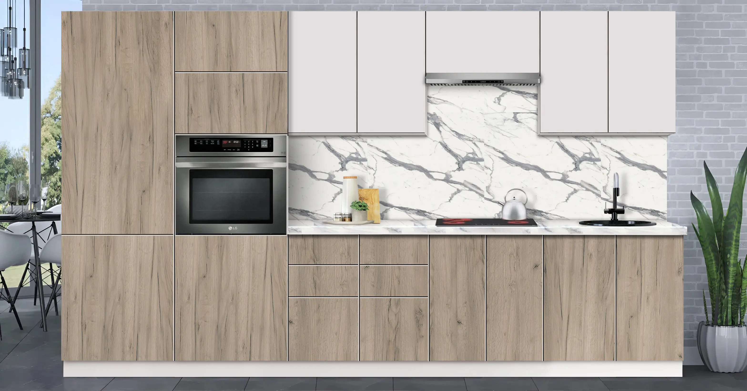 Модульная кухня Modern Dolce Vita 3 H68 3.4m