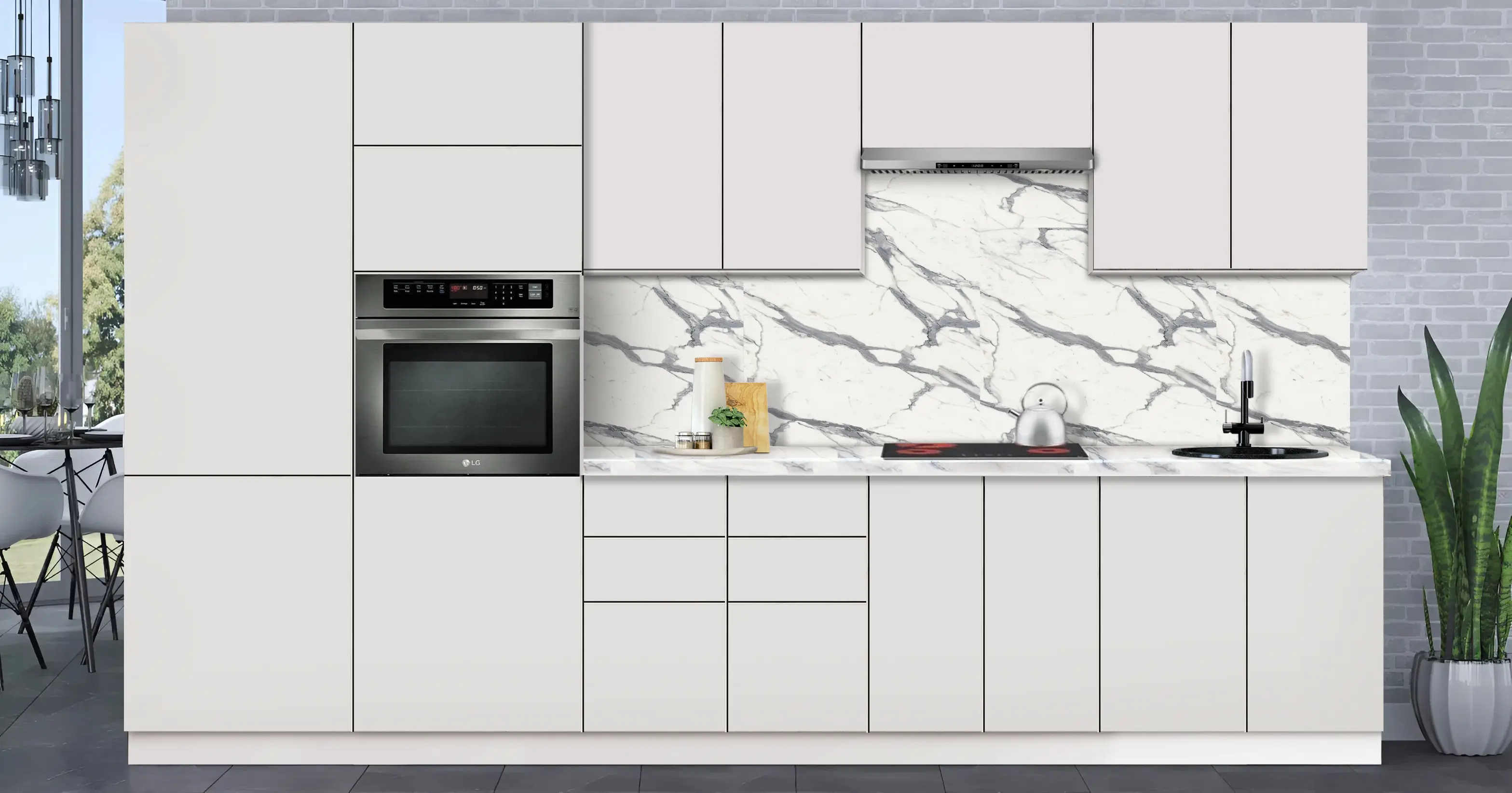 Модульная кухня Modern Dolce Vita 3 H68 3.4m