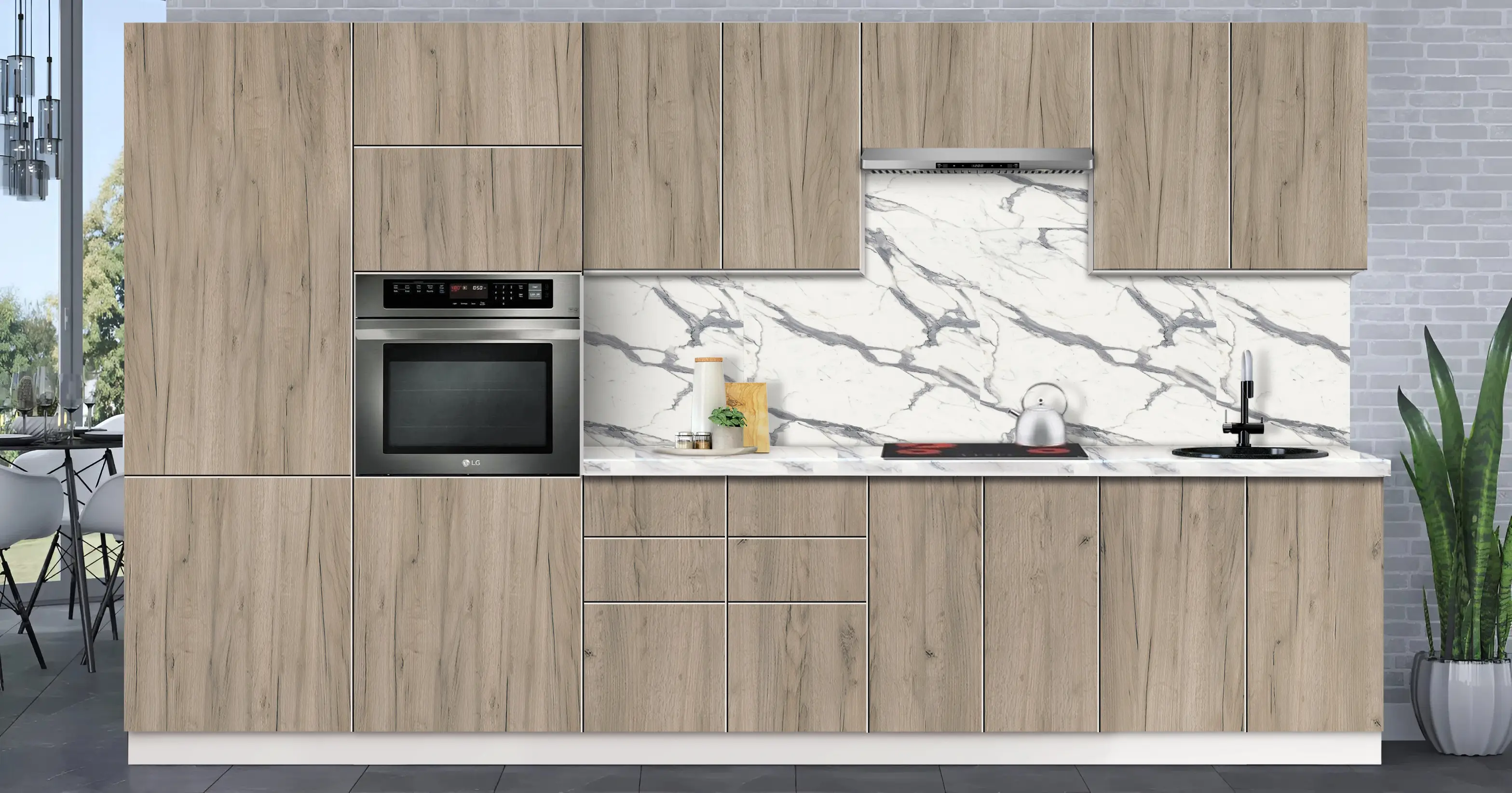 Модульная кухня Modern Dolce Vita 3 H68 3.4m