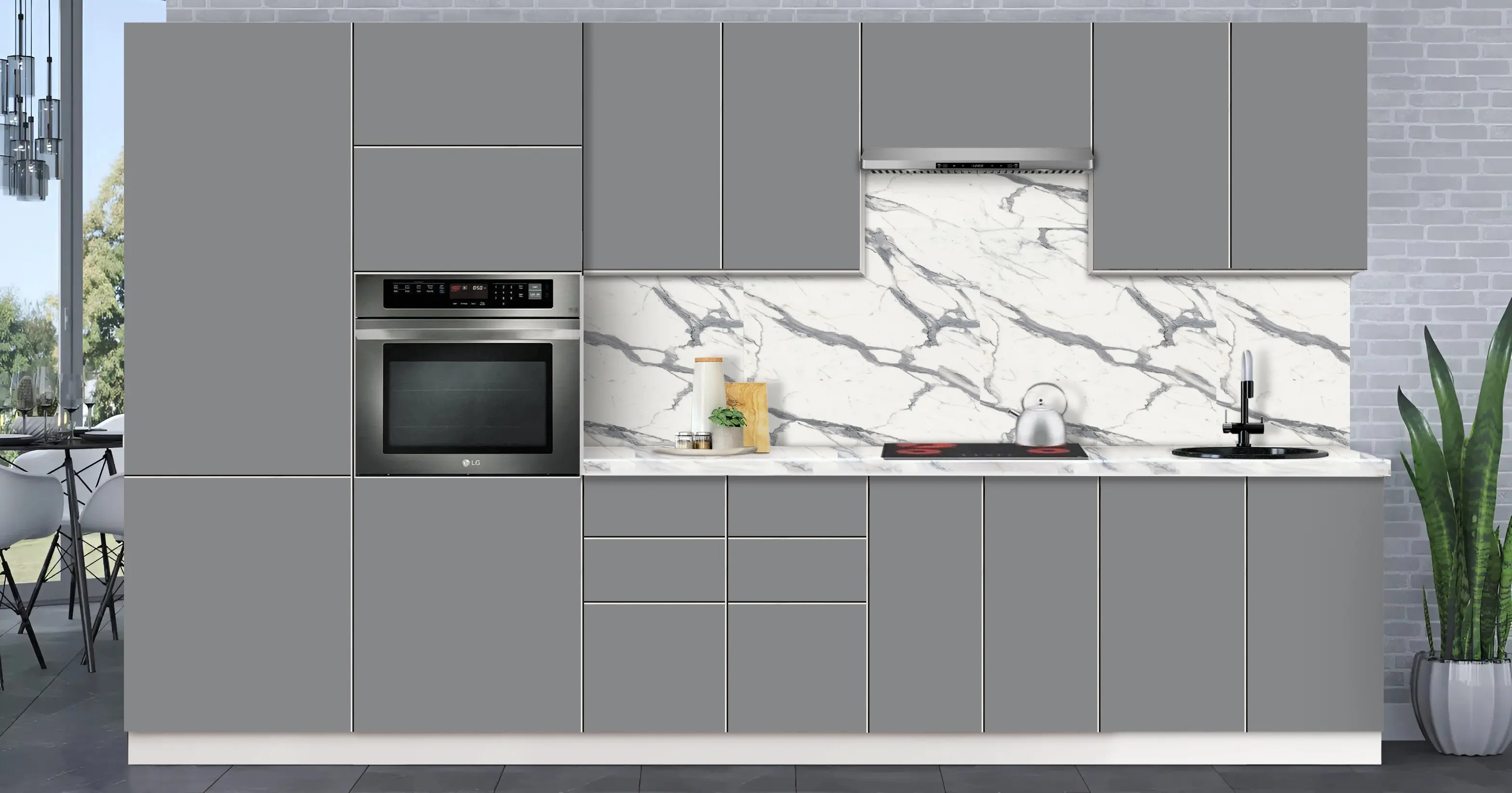 Модульная кухня Modern Dolce Vita 3 H68 3.4m