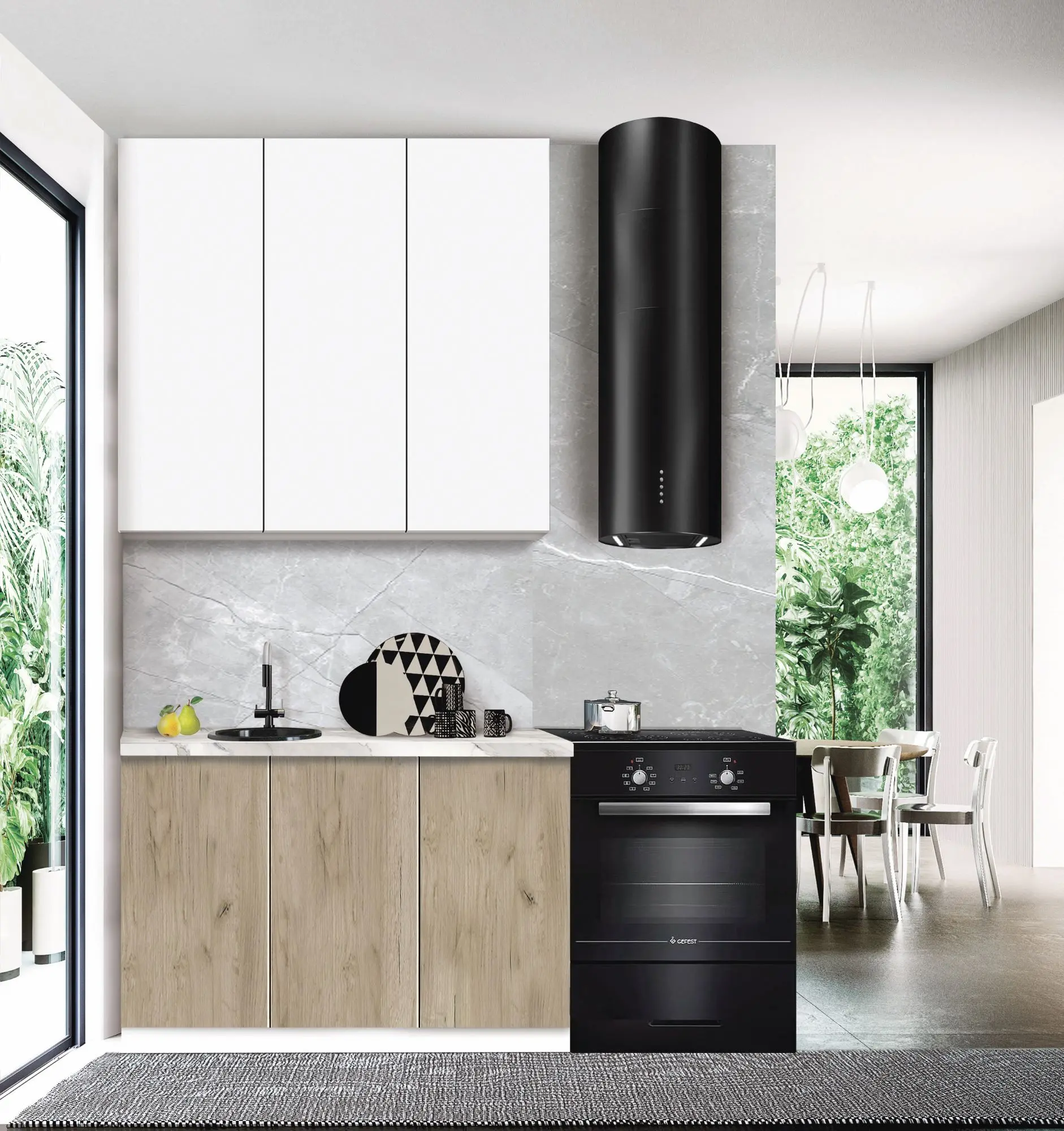 Bucatarie modulara Modern Dolce Vita 4 H110 1.2m