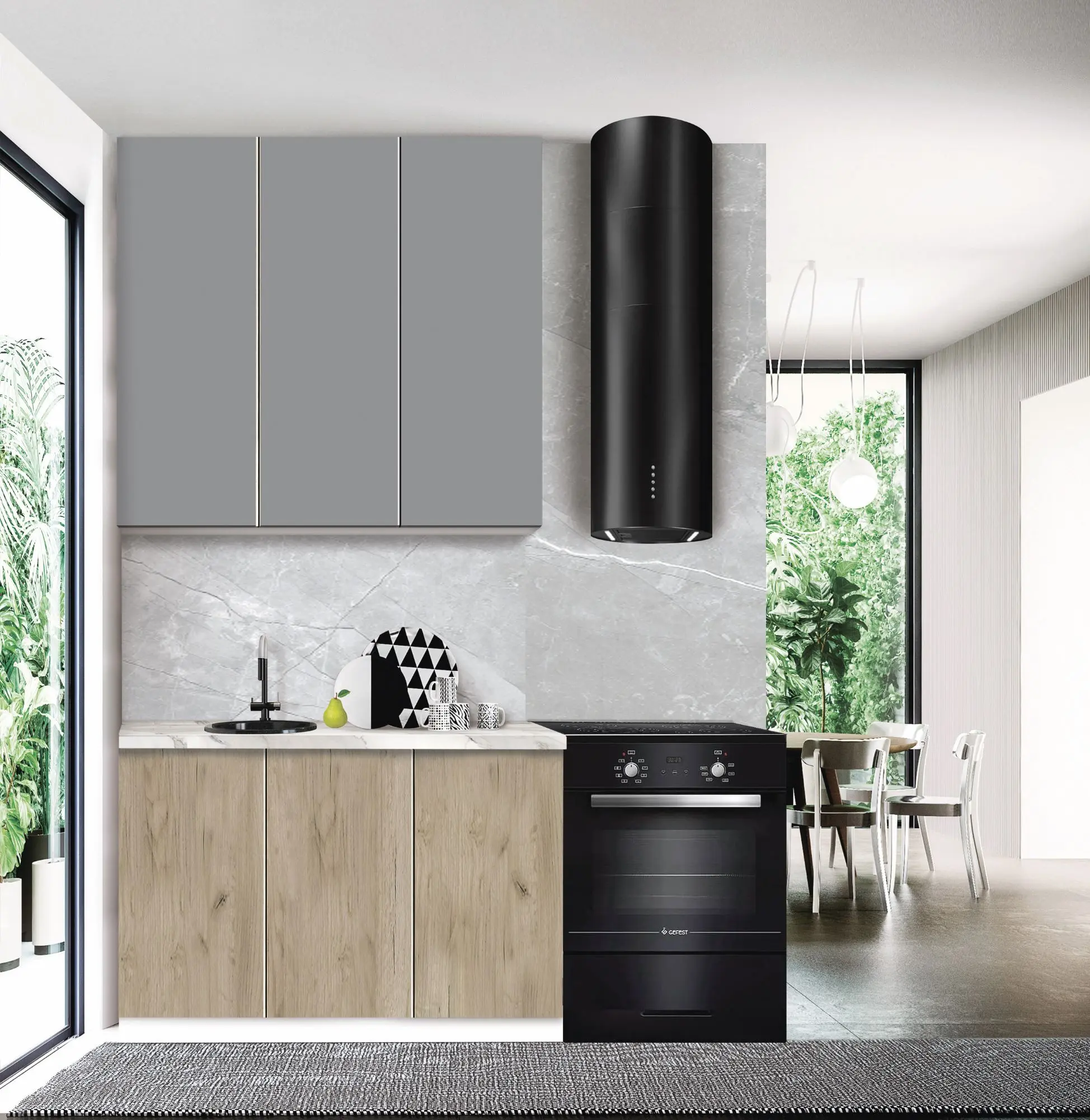 Bucatarie modulara Modern Dolce Vita 4 H110 1.2m