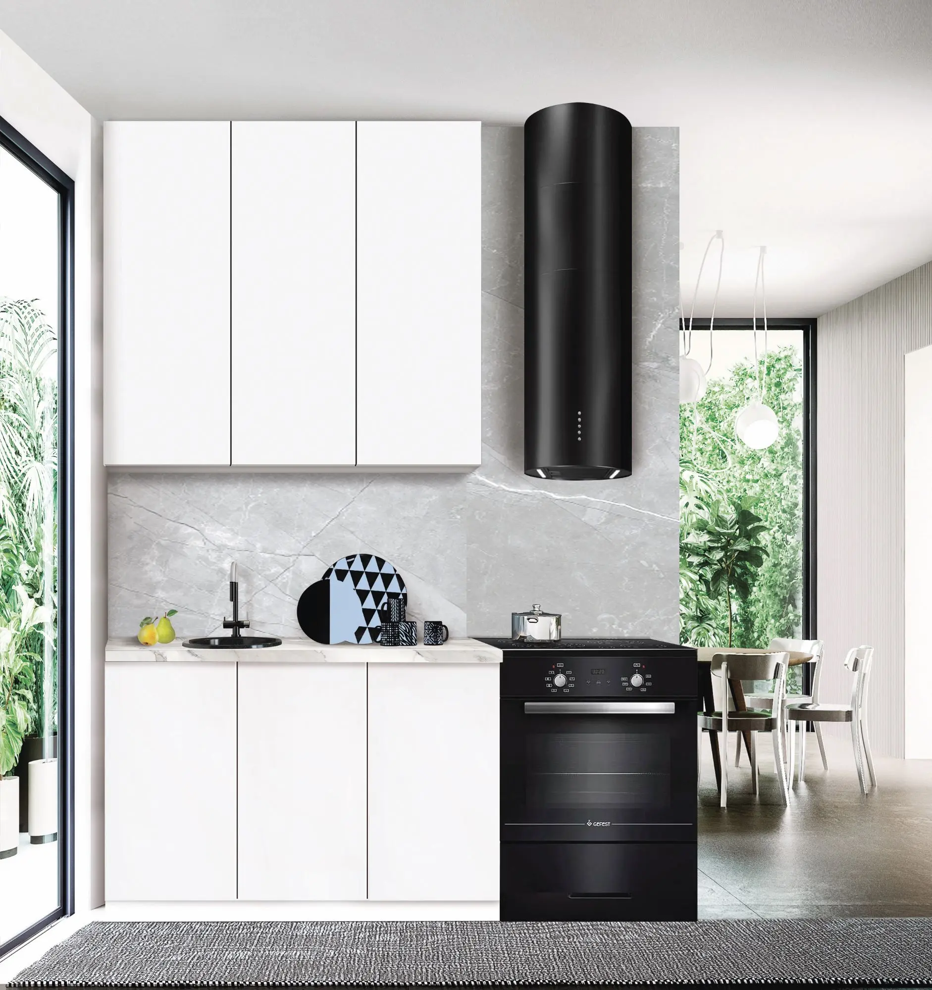 Bucatarie modulara Modern Dolce Vita 4 H110 1.2m