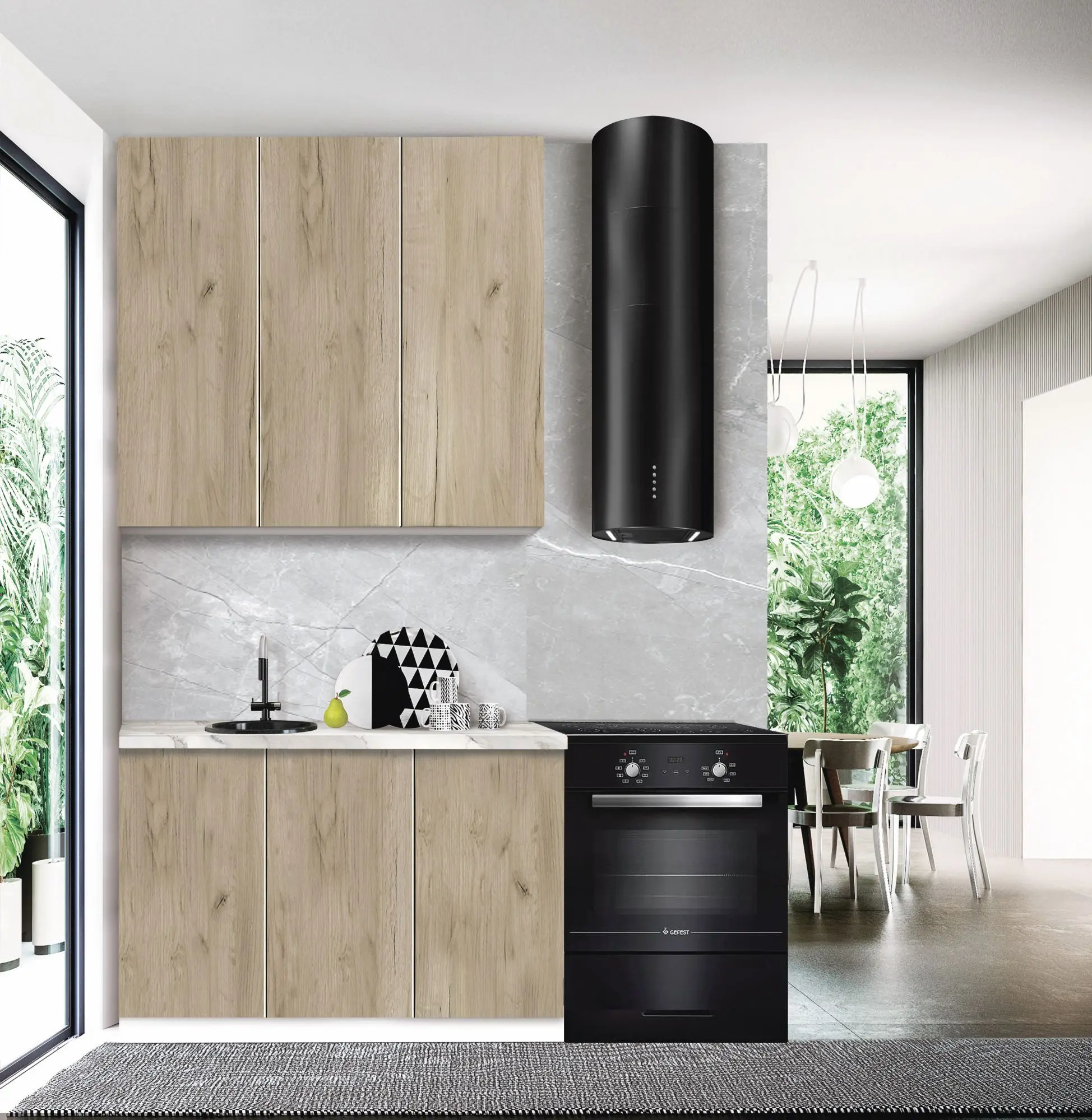 Bucatarie modulara Modern Dolce Vita 4 H110 1.2m