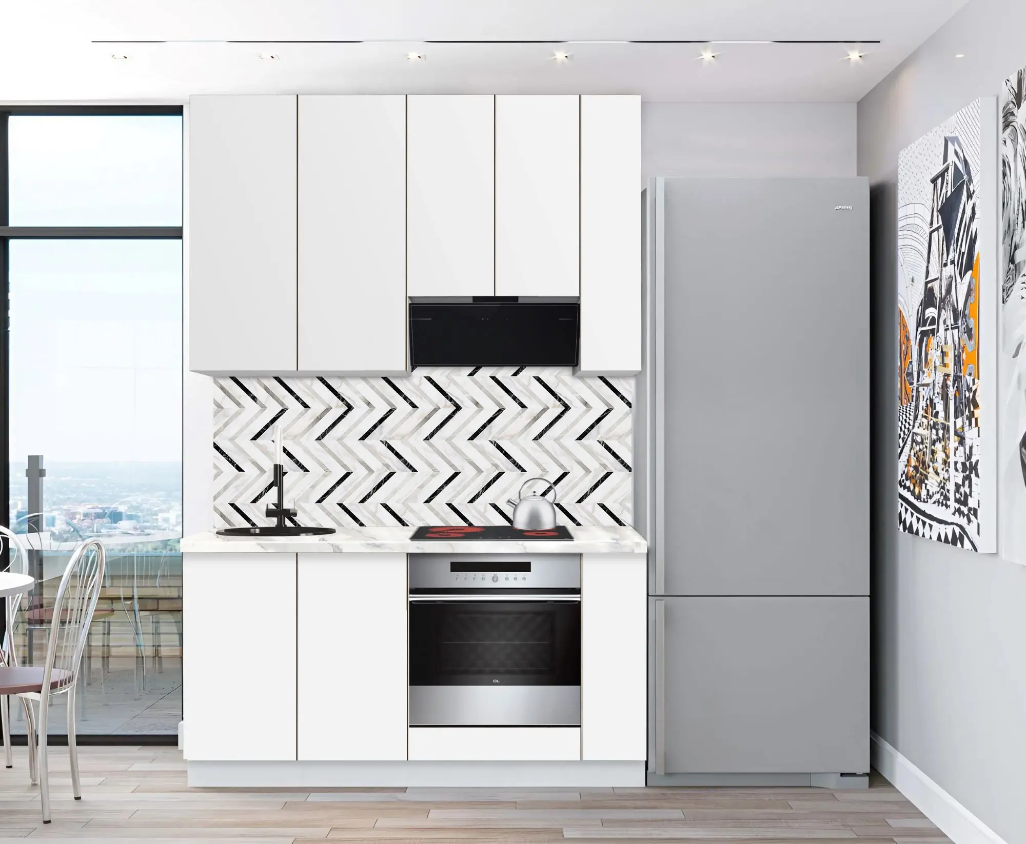 Bucatarie modulara Modern Dolce Vita 4 H110 1.6m