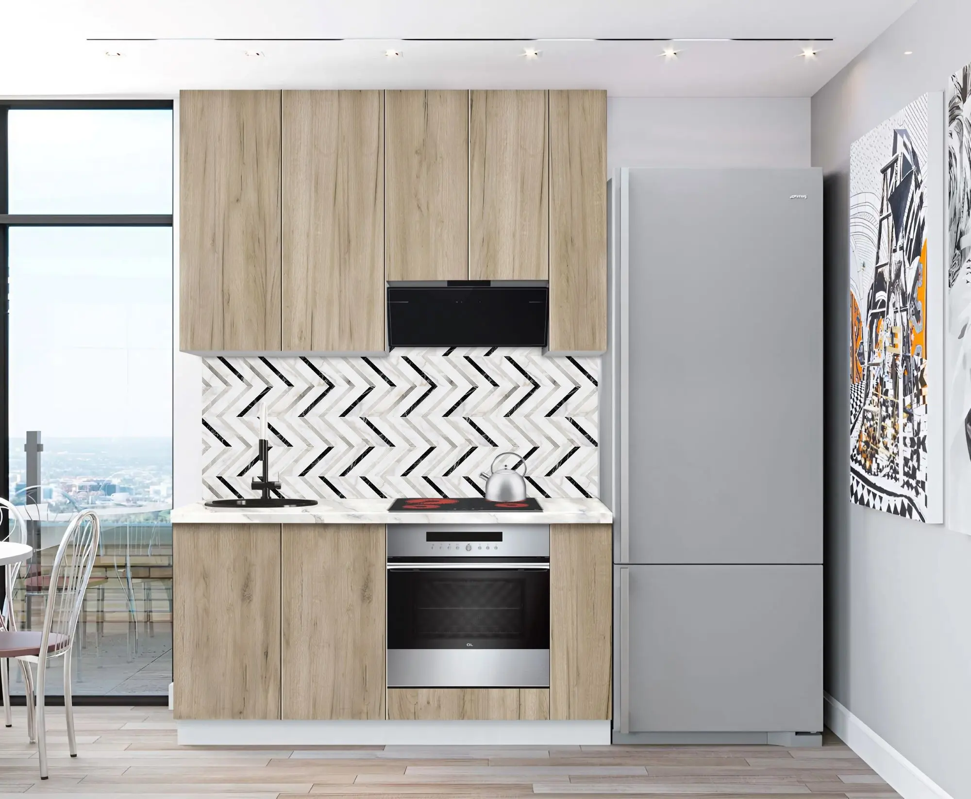 Bucatarie modulara Modern Dolce Vita 4 H110 1.6m