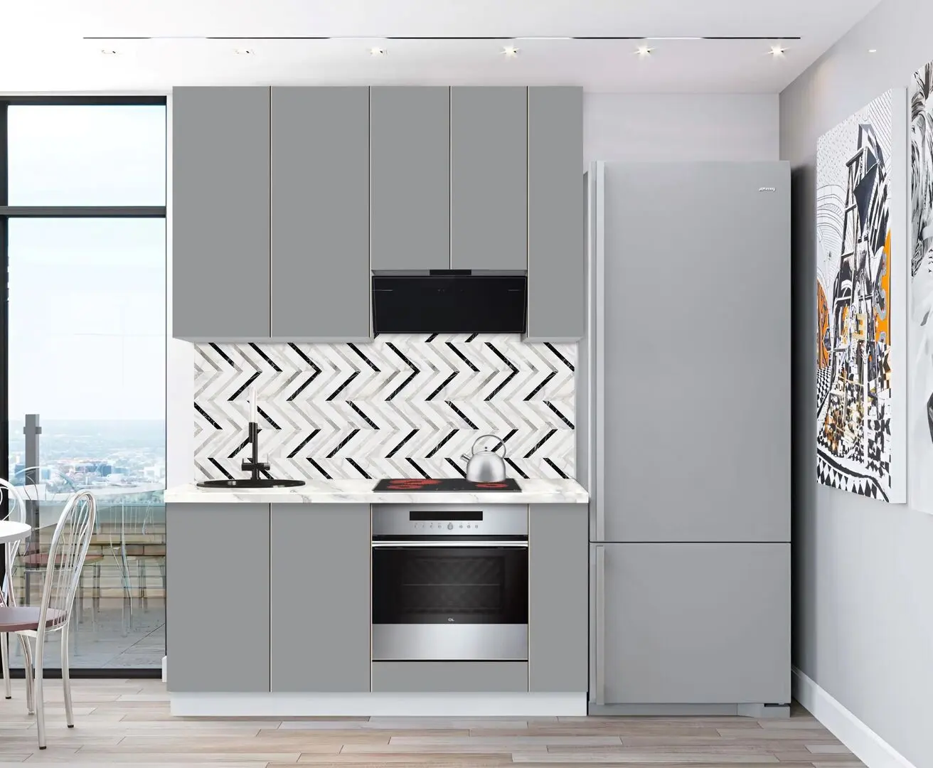 Bucatarie modulara Modern Dolce Vita 4 H110 1.6m