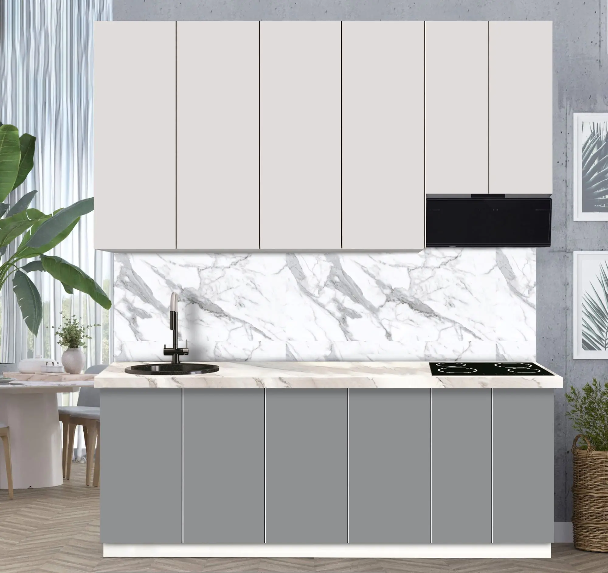 Bucatarie modulara Modern Dolce Vita 4 H110 2.2m