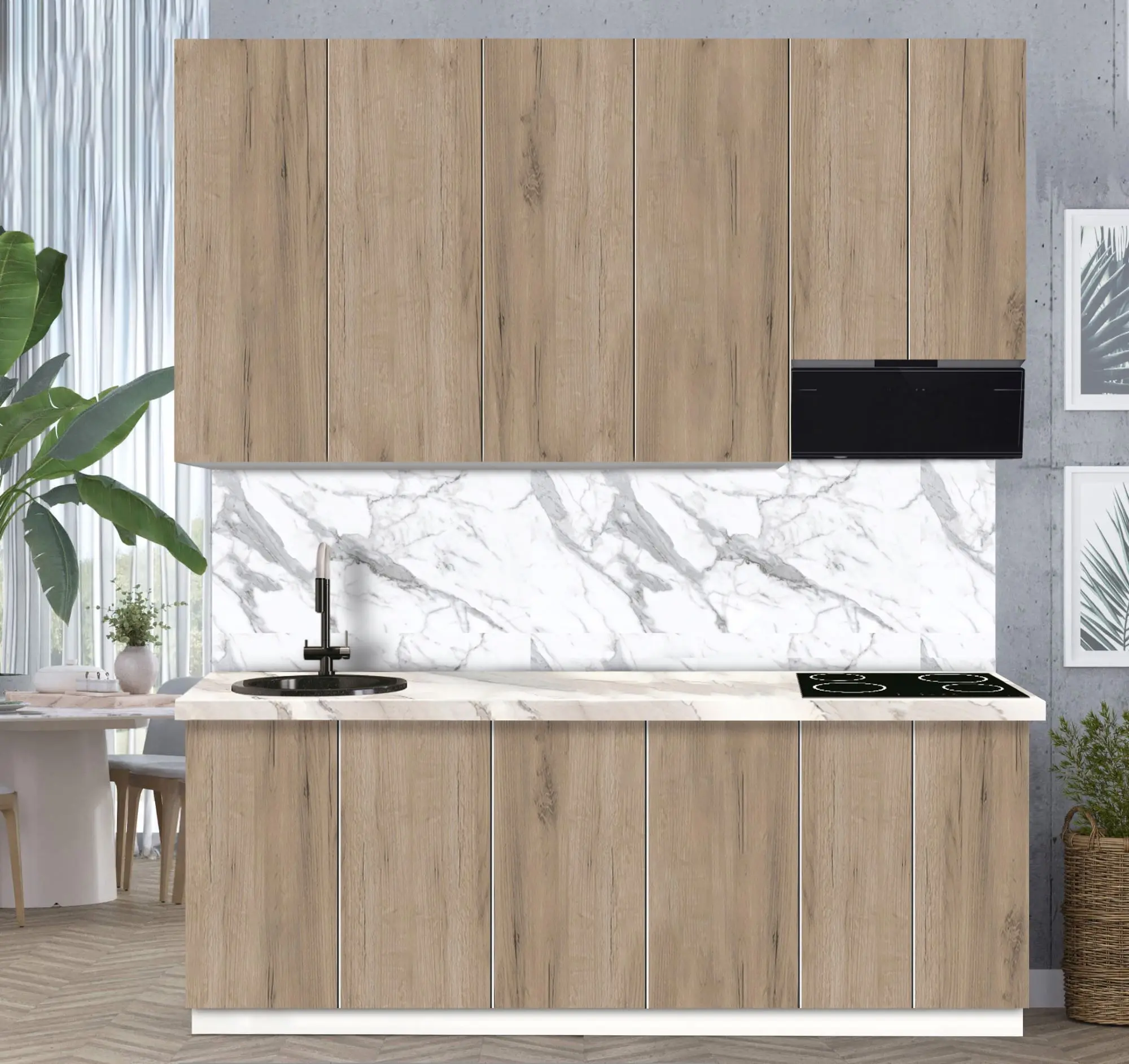 Bucatarie modulara Modern Dolce Vita 4 H110 2.2m