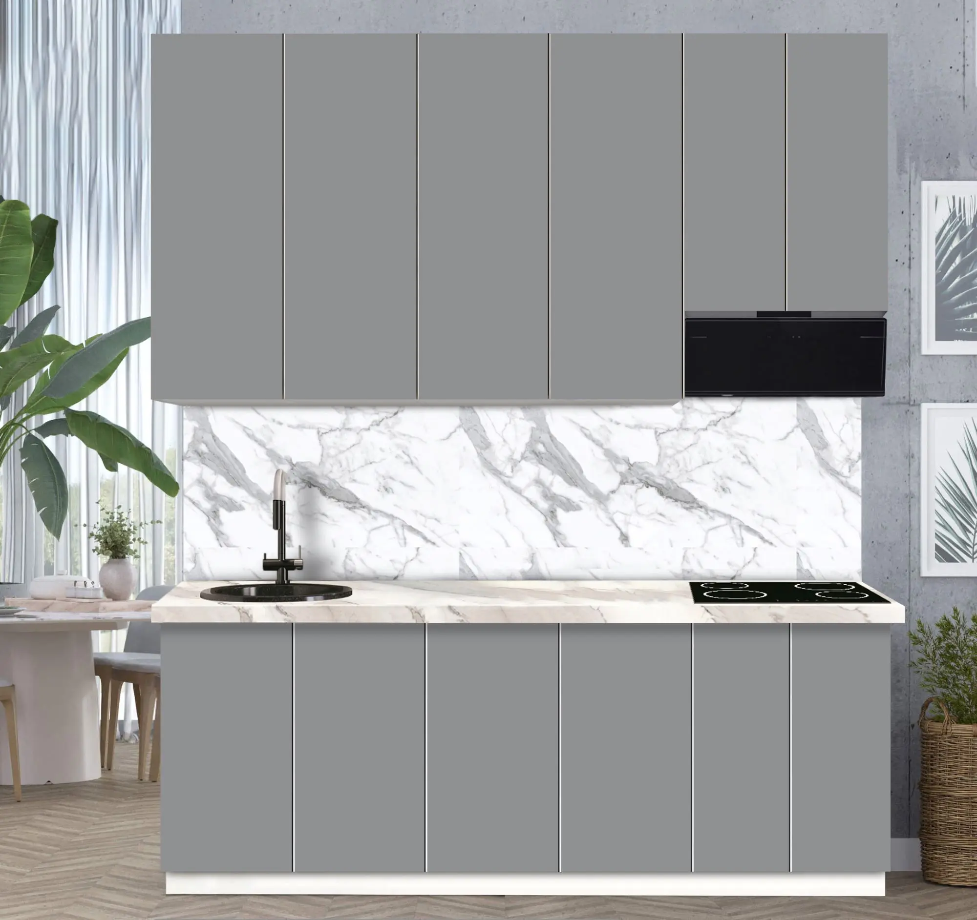 Bucatarie modulara Modern Dolce Vita 4 H110 2.2m