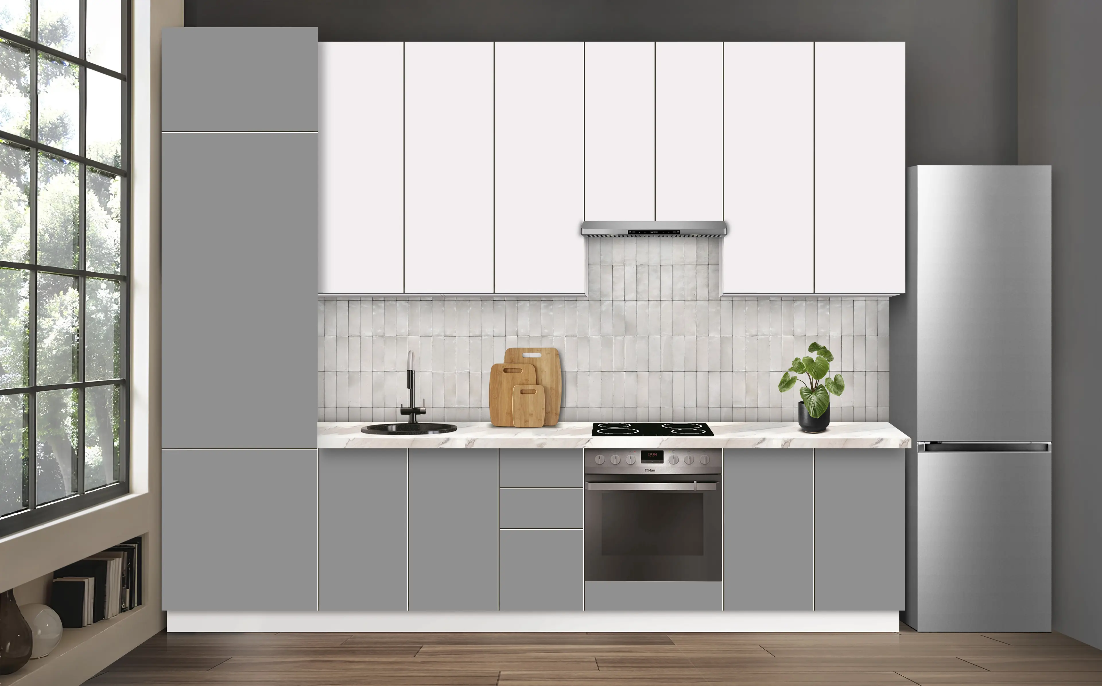 Bucatarie modulara Modern Dolce Vita 4 H110 3.2m