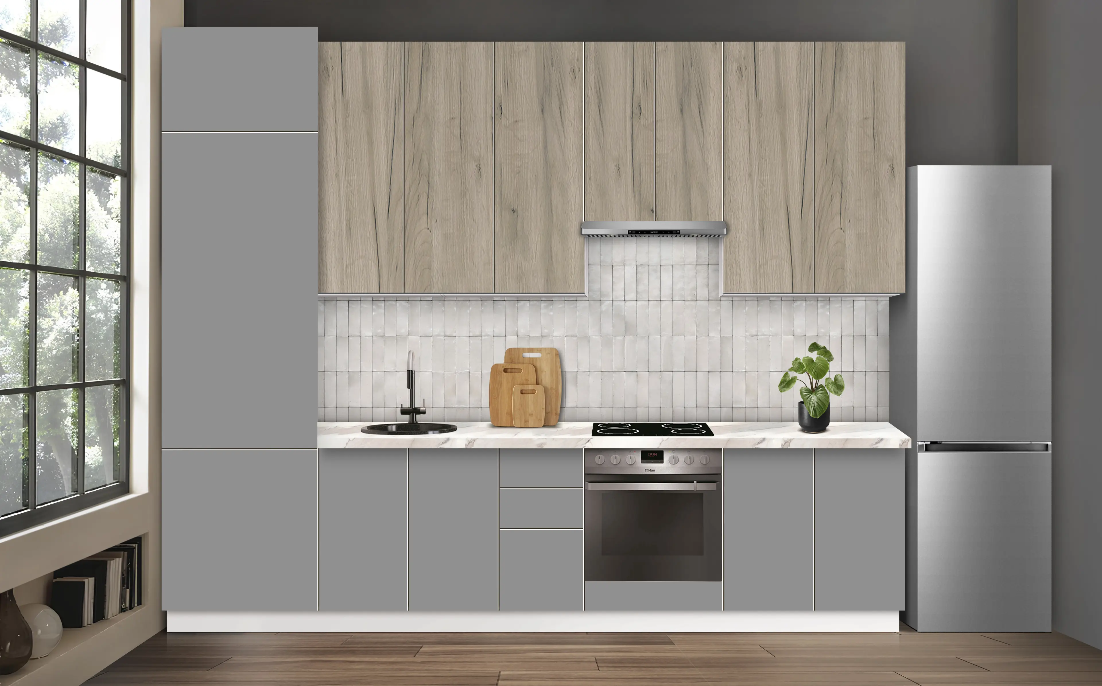 Bucatarie modulara Modern Dolce Vita 4 H110 3.2m