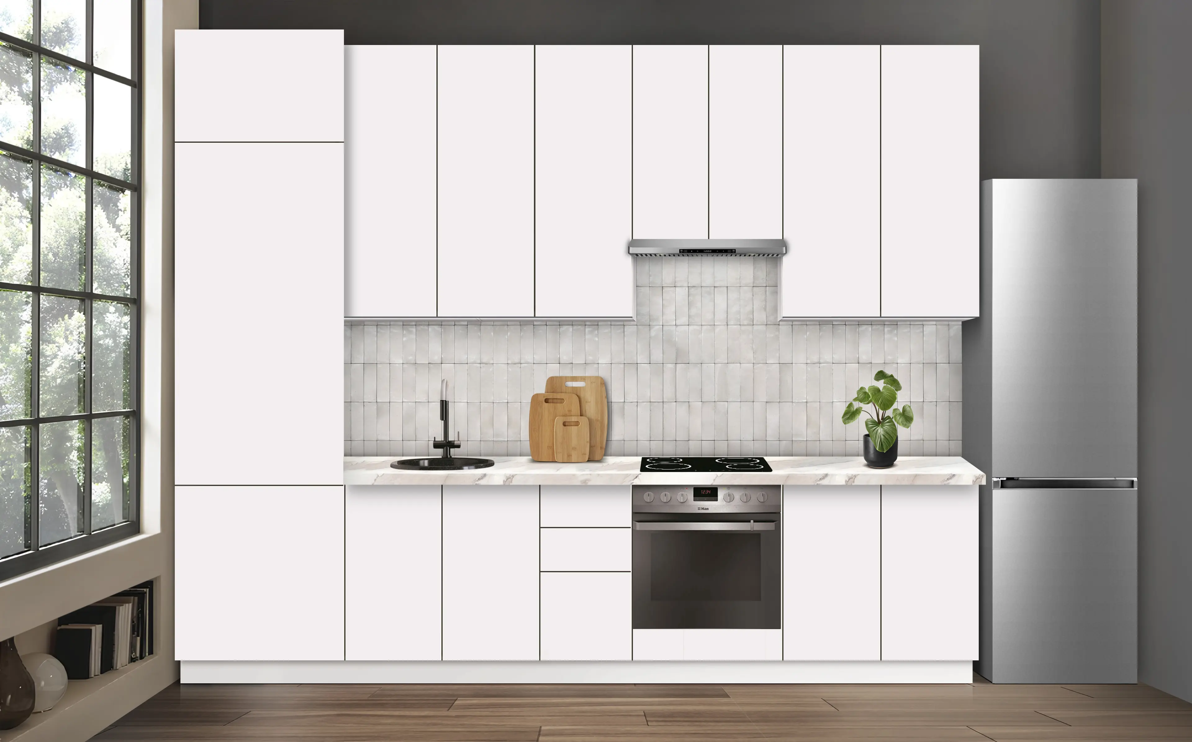 Bucatarie modulara Modern Dolce Vita 4 H110 3.2m