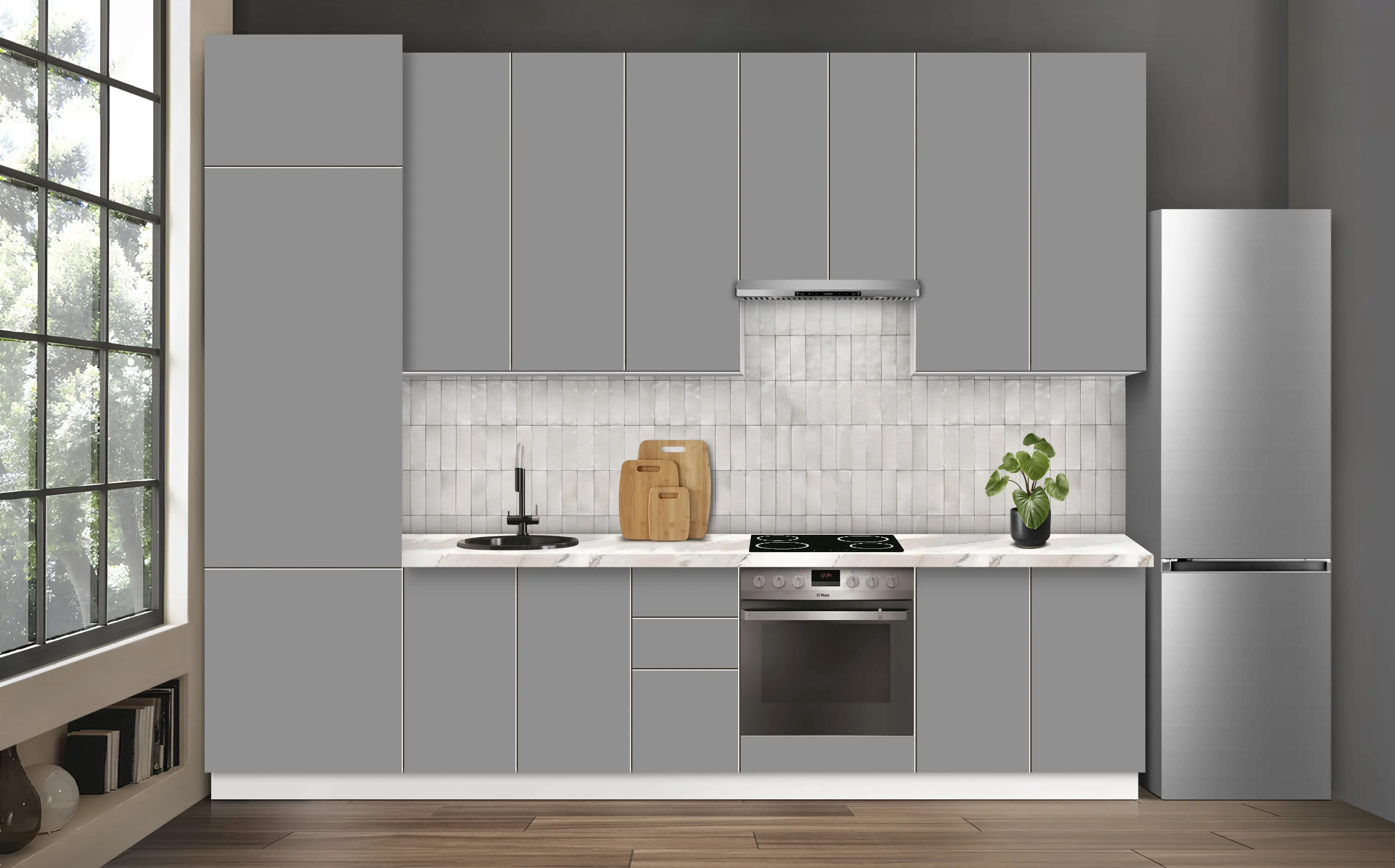 Bucatarie modulara Modern Dolce Vita 4 H110 3.2m