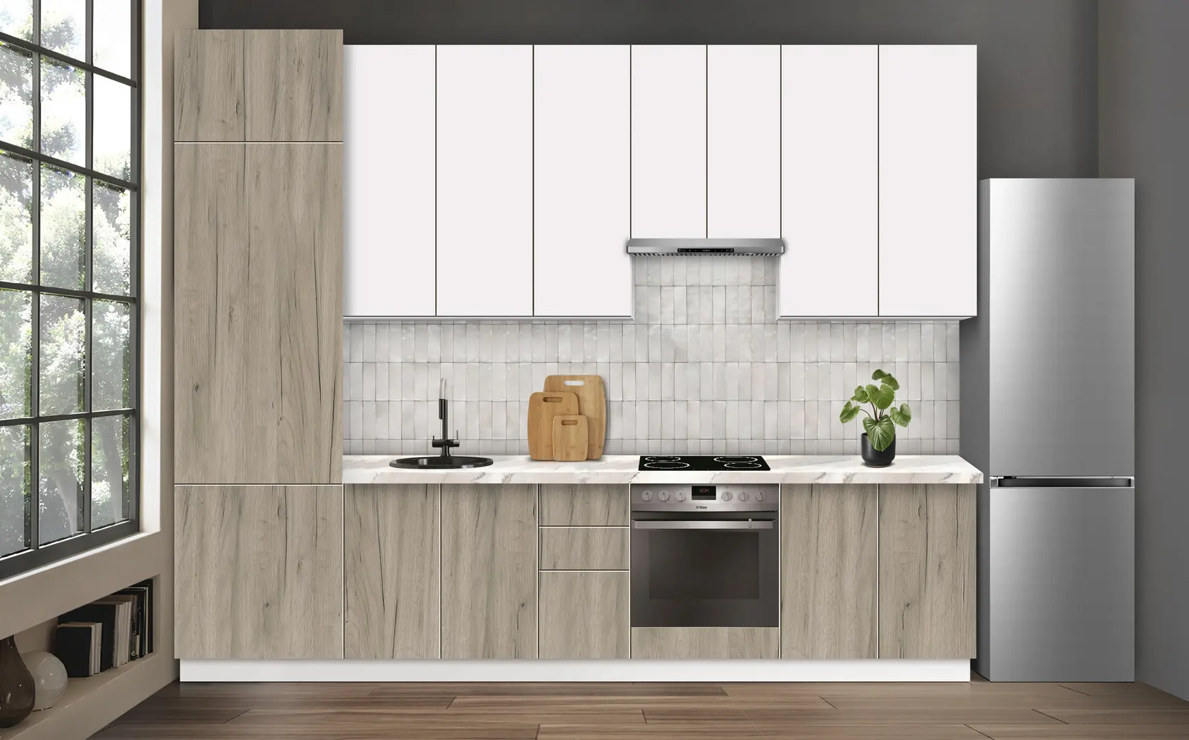 Bucatarie modulara Modern Dolce Vita 4 H110 3.2m