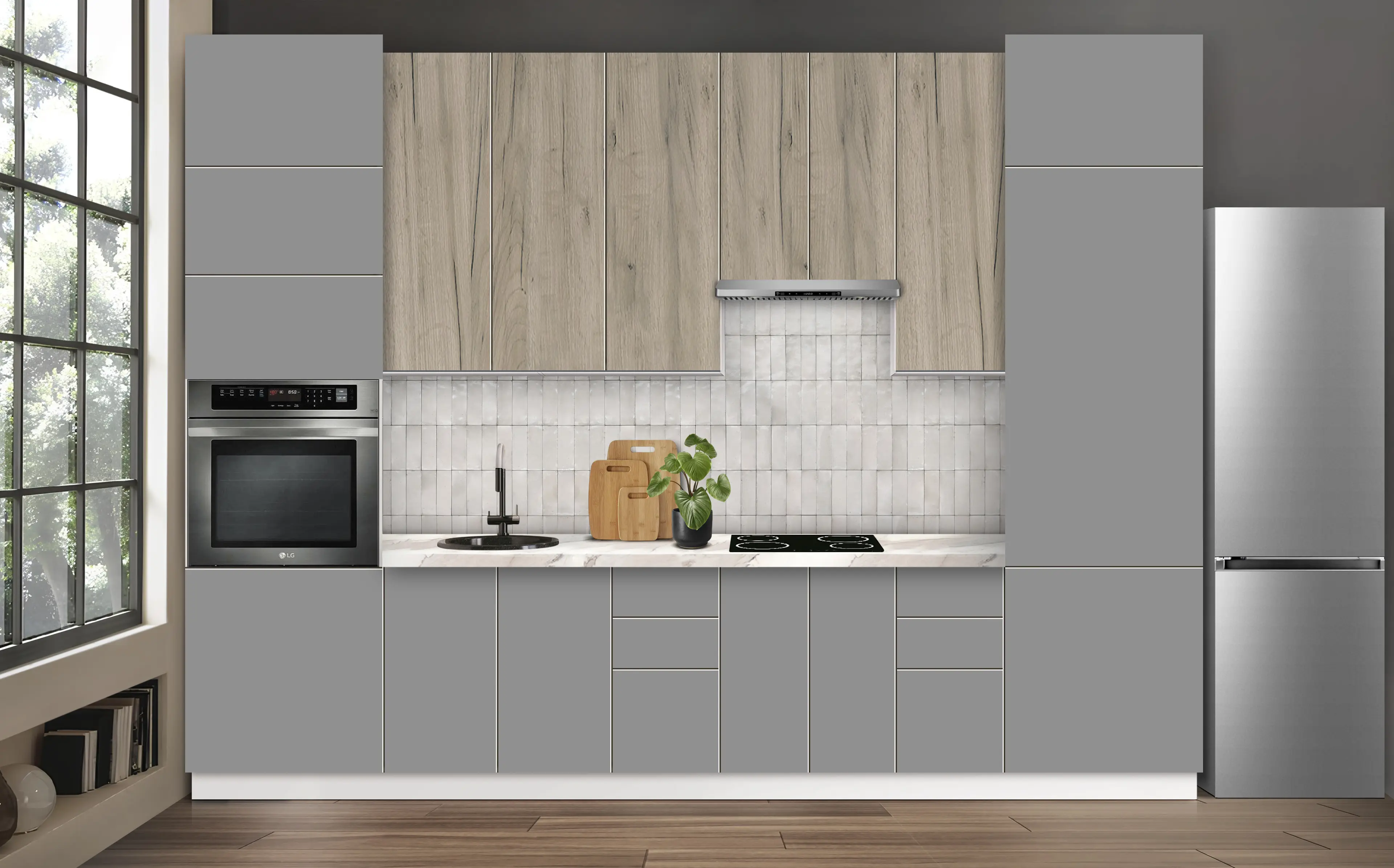 Bucatarie modulara Modern Dolce Vita 4 H110 3.4m