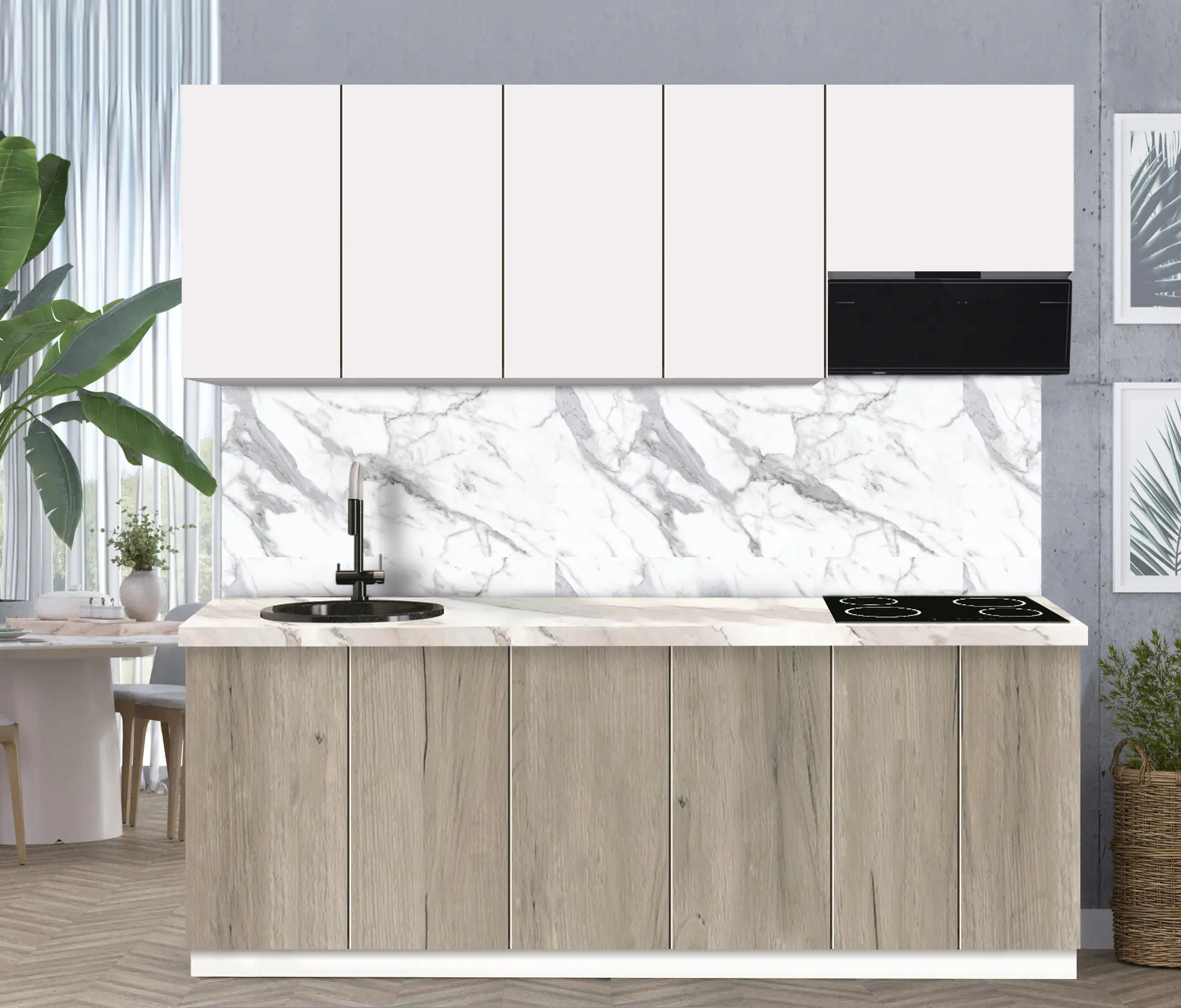 Модульная кухня Modern Dolce Vita 4 H68 2.2m