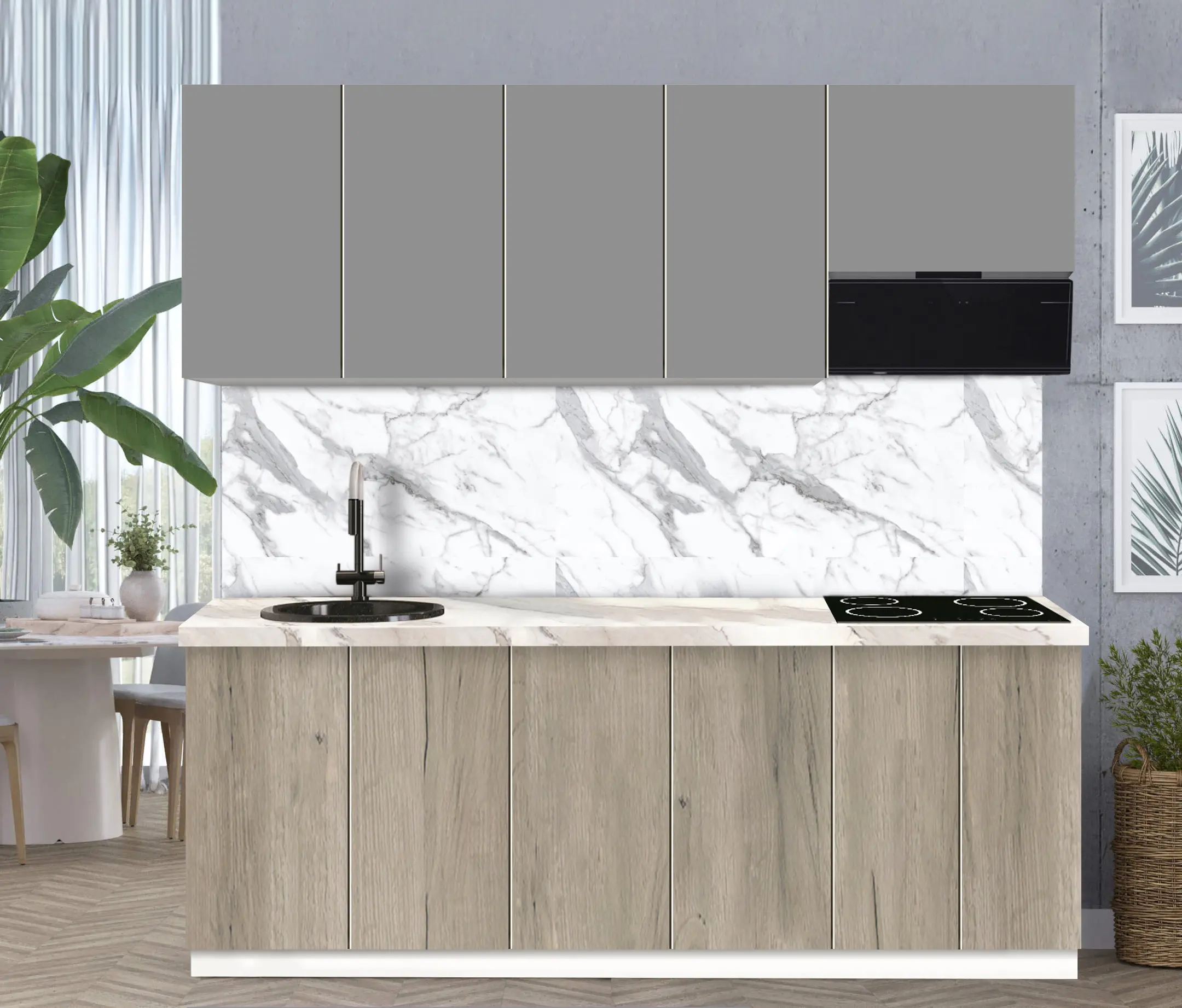 Модульная кухня Modern Dolce Vita 4 H68 2.2m