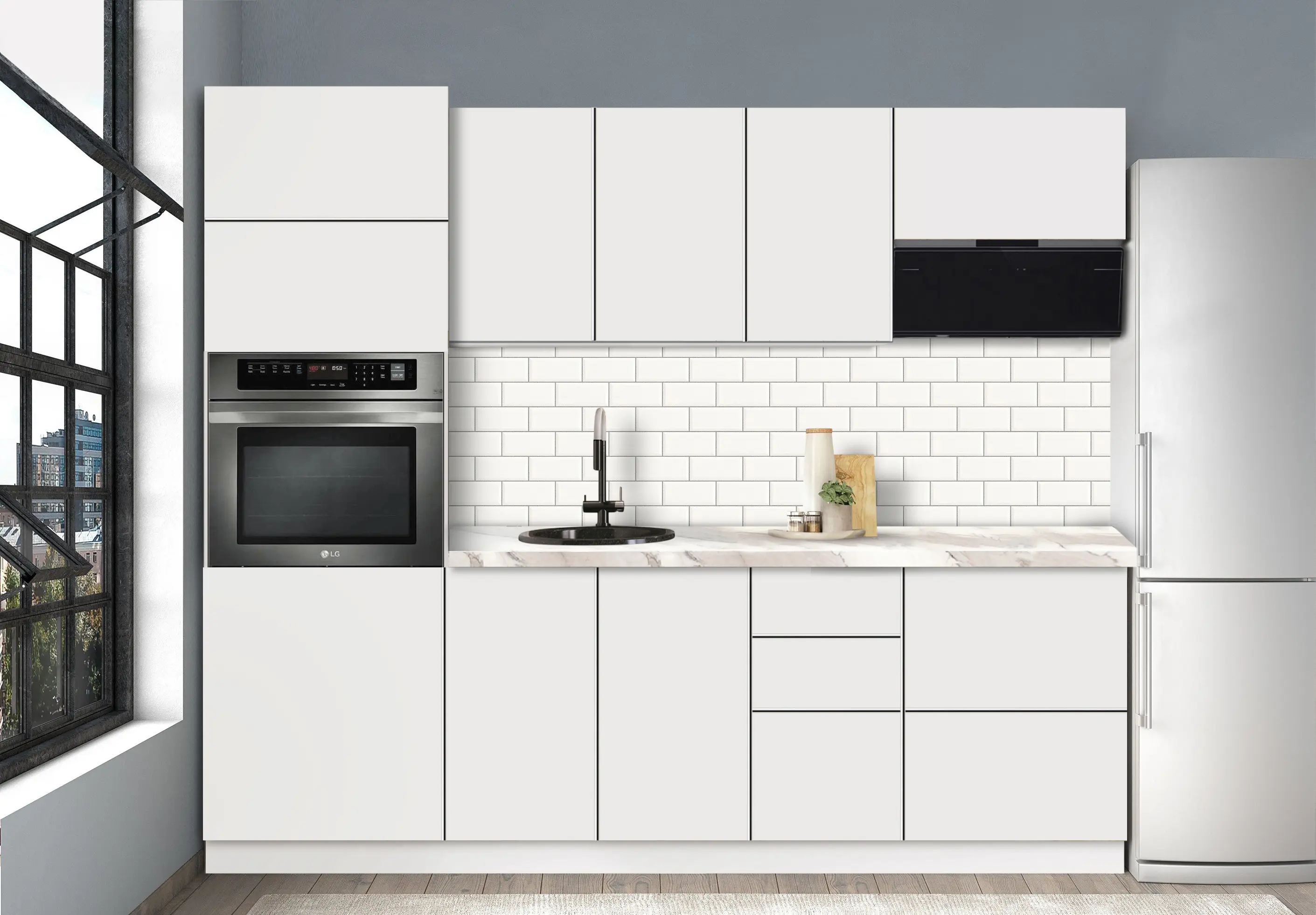 Модульная кухня Modern Dolce Vita 4 H68 2.4m