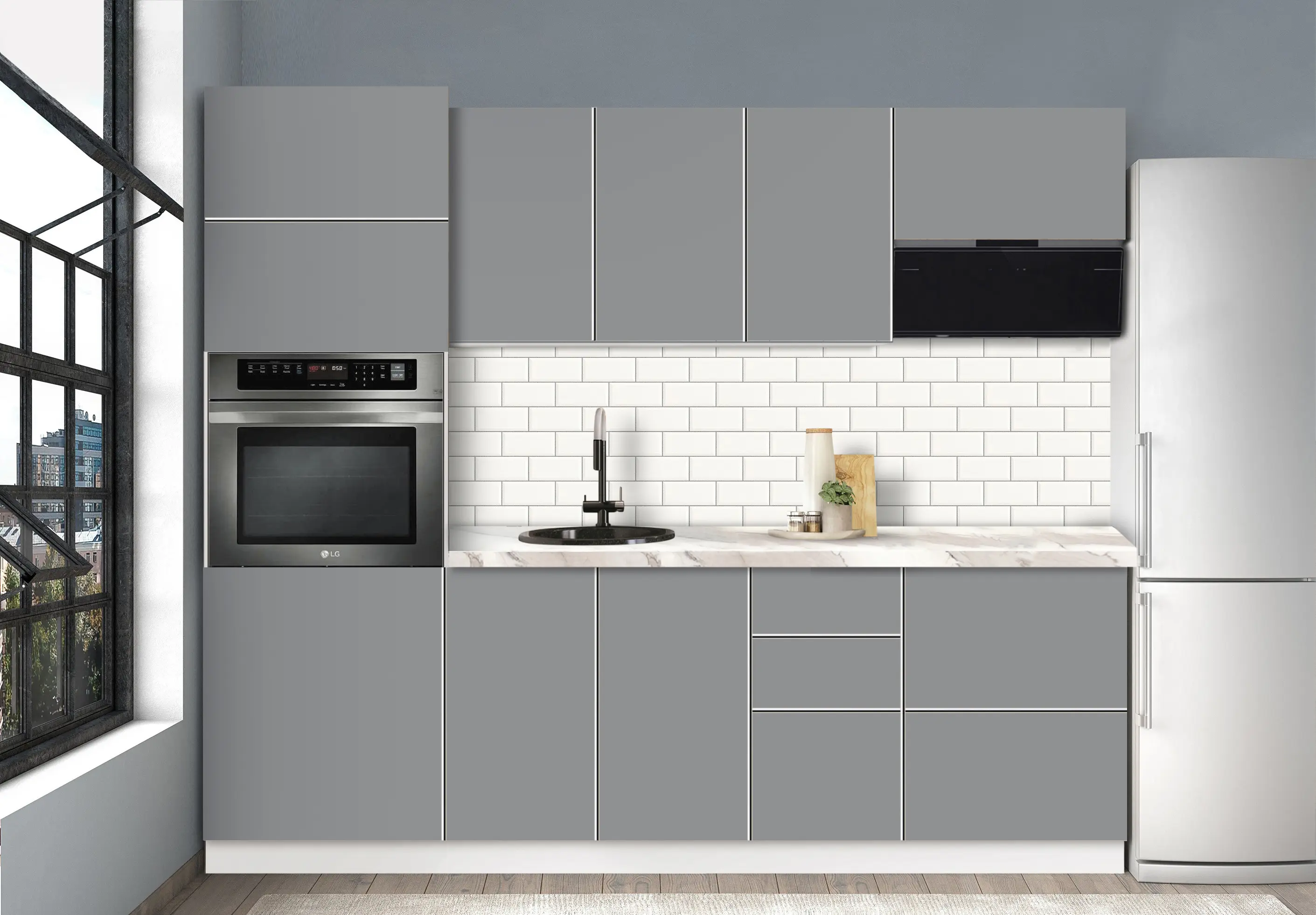 Модульная кухня Modern Dolce Vita 4 H68 2.4m