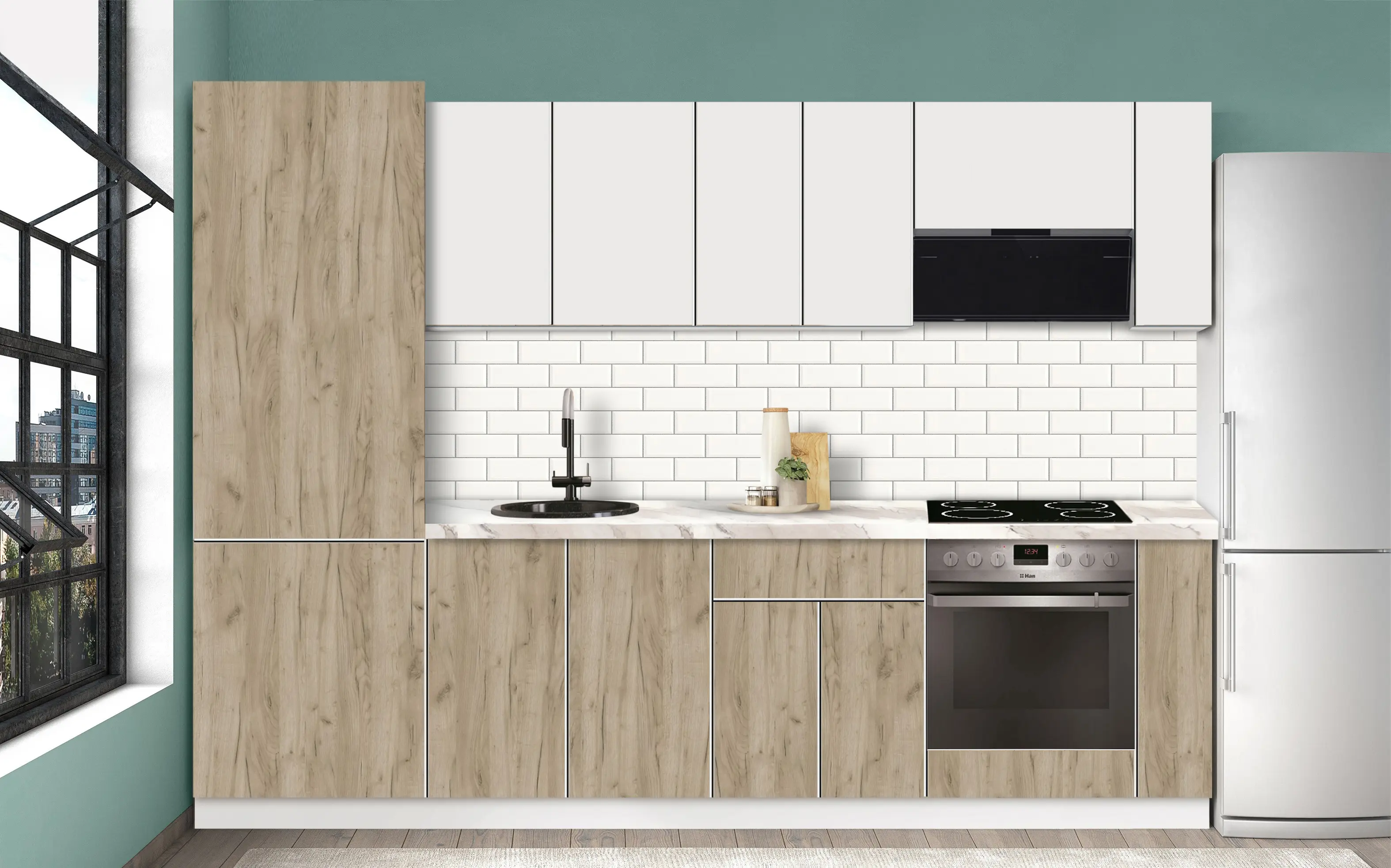 Модульная кухня Modern Dolce Vita 4 H68 2.8m