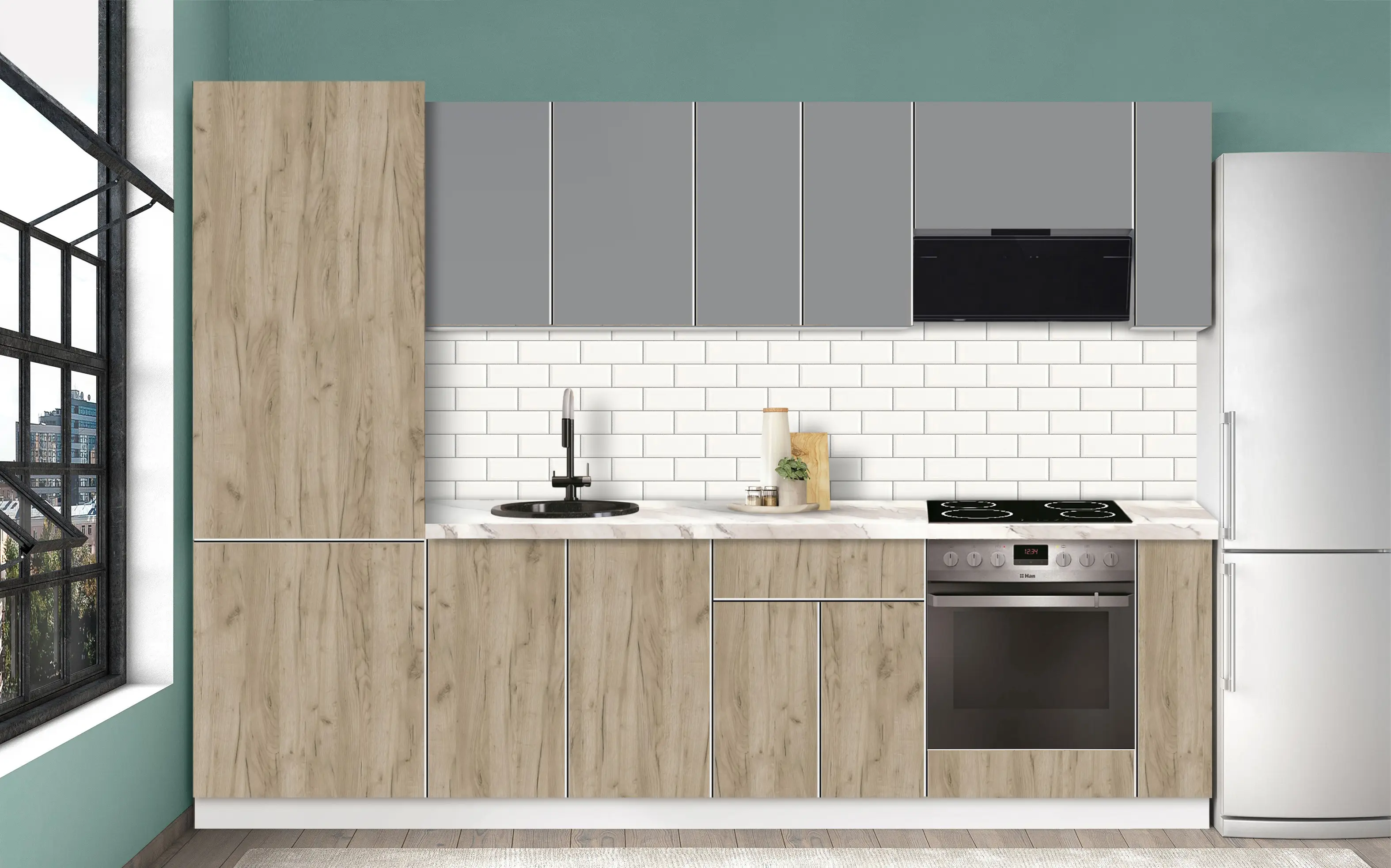 Модульная кухня Modern Dolce Vita 4 H68 2.8m