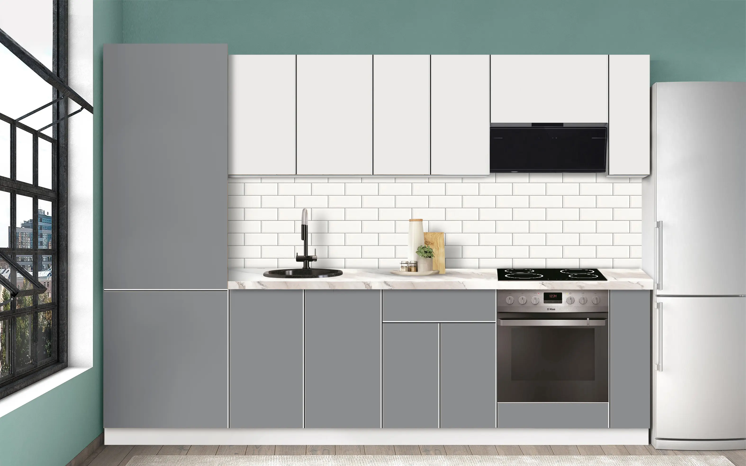 Модульная кухня Modern Dolce Vita 4 H68 2.8m