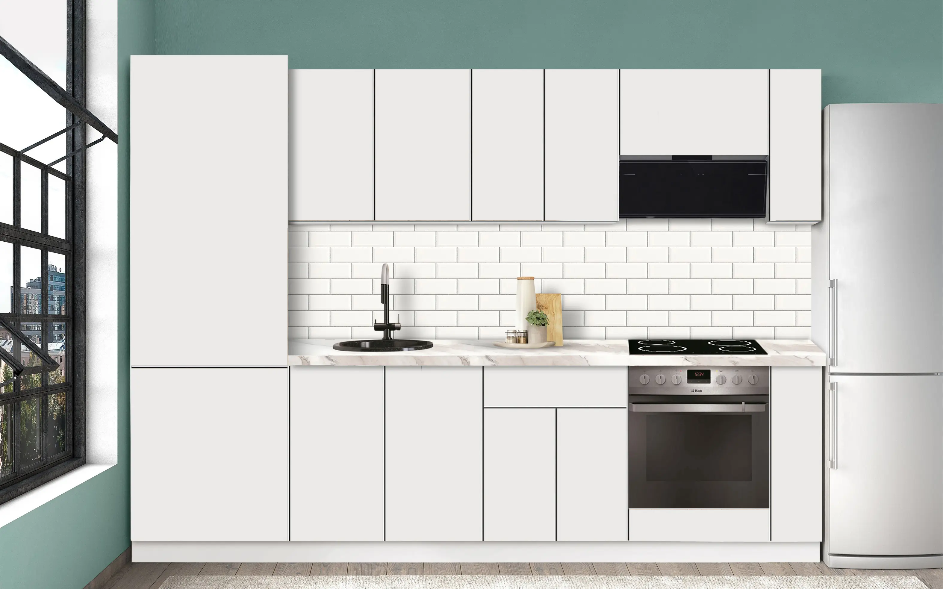 Модульная кухня Modern Dolce Vita 4 H68 2.8m